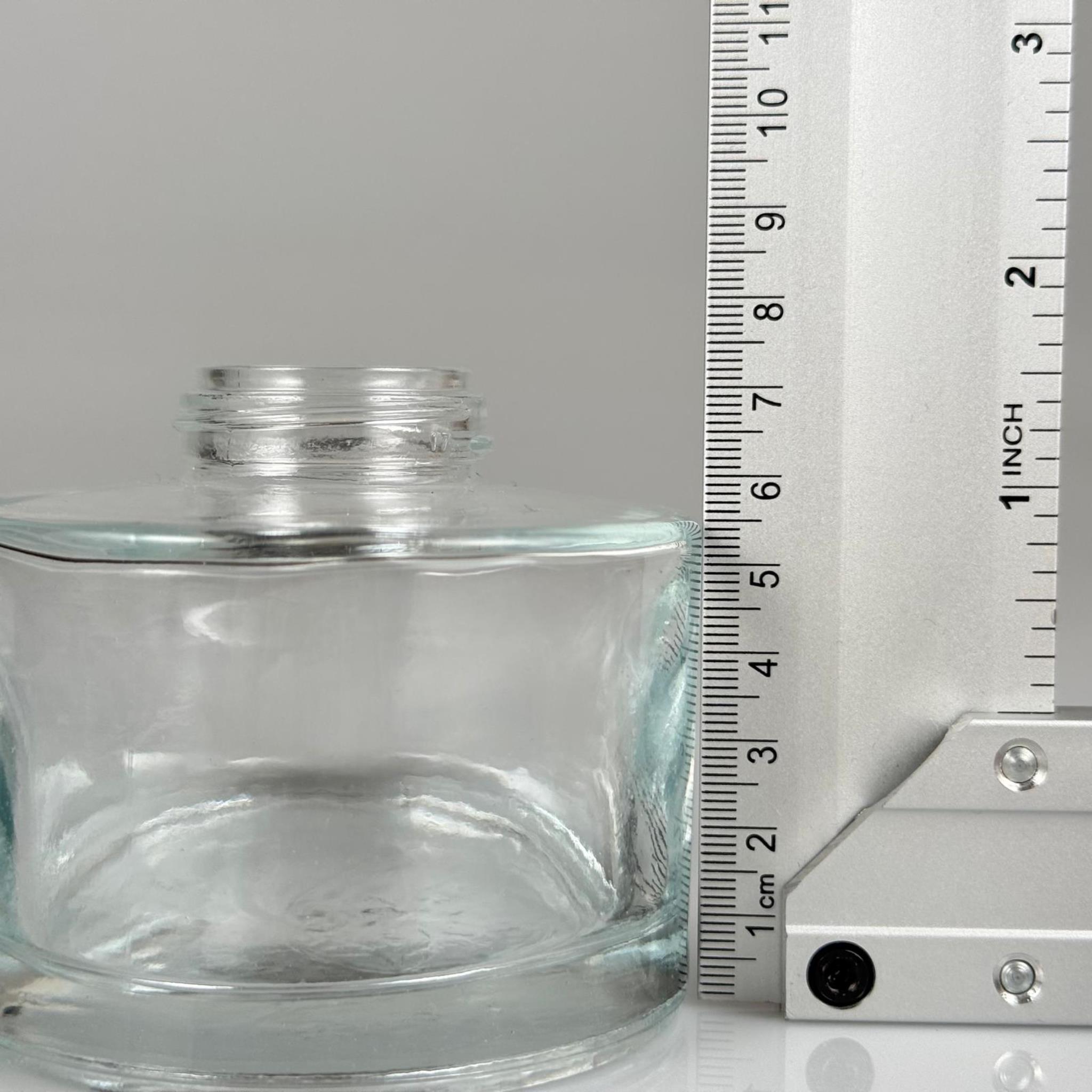 150 CC (SİLME 200 CC) SİLİNDİR BAMBU DİFFUSER CAM ODA KOKUSU ŞİŞESİ + SİYAH KAPAK + SİYAH TIPA TAKIM - 150 ML ODA PARFÜMÜ İÇİN CAM ŞİŞELER