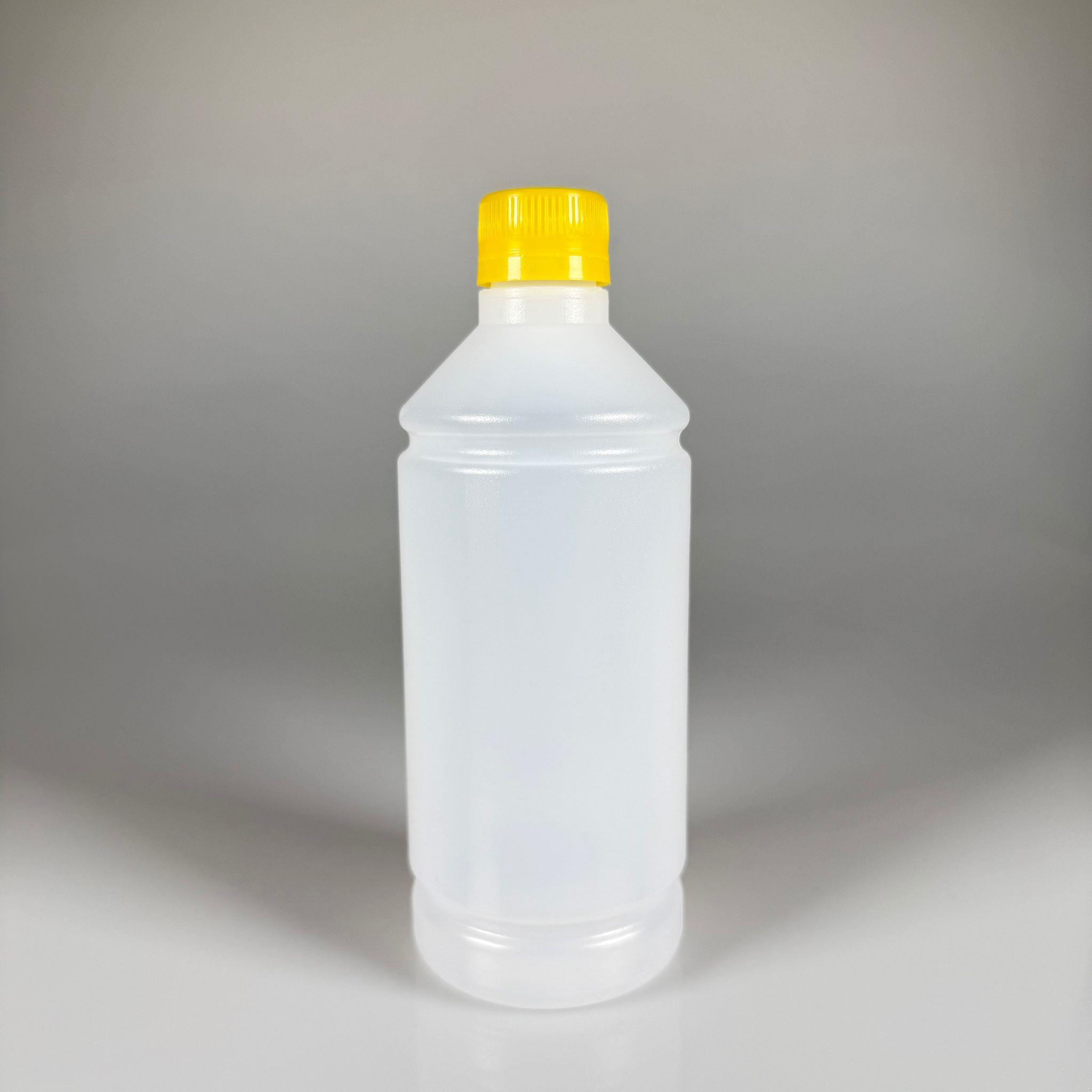 500 CC TİNER ŞİŞESİ - SARI KİLİTLİ KAPAKLI - 500 ML KİMYASALA DAYANIKLI PLASTİK ŞİŞE - 0,5 LT POLİETİLEN ŞİŞE