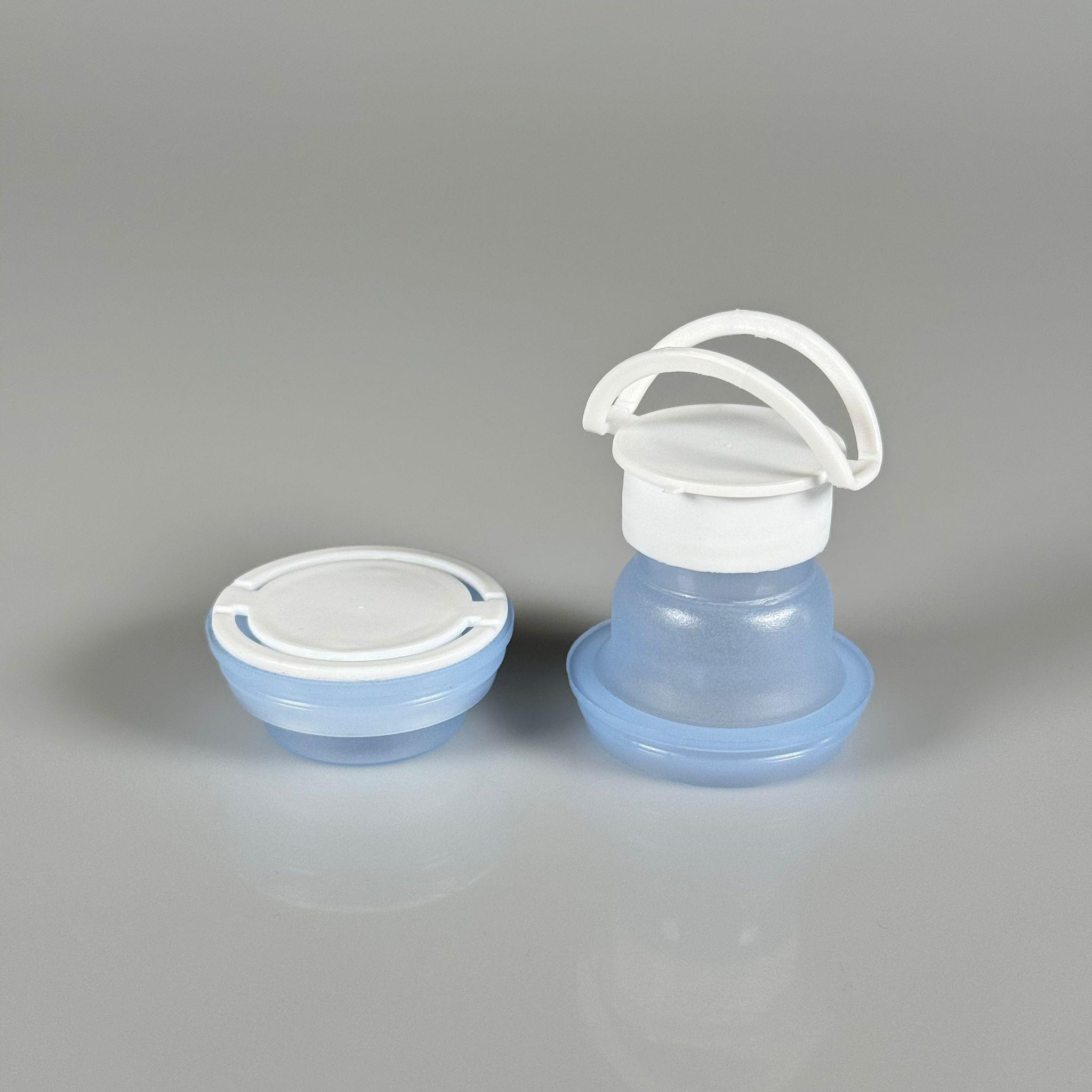 42 MM P2 K CL NATÜREL BEYAZ BERİCAP (SOLVENT VE TİNER TENEKESİ İÇİN) - TENEKE İÇİN PLASTİK KAPAK - YEDEK KİMYASAL TENEKE KAPAĞI - Çakma Metal TENEKE Kapağı