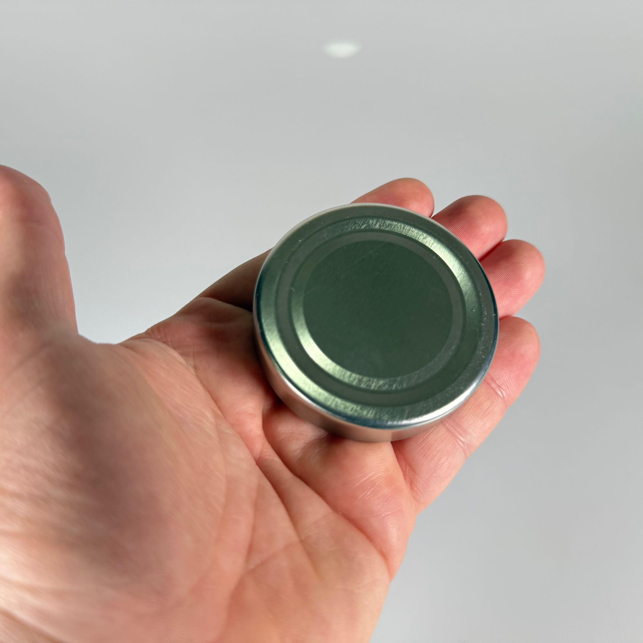 58 MM TWİST-OFF DERİN GÜMÜŞ METAL KAPAK