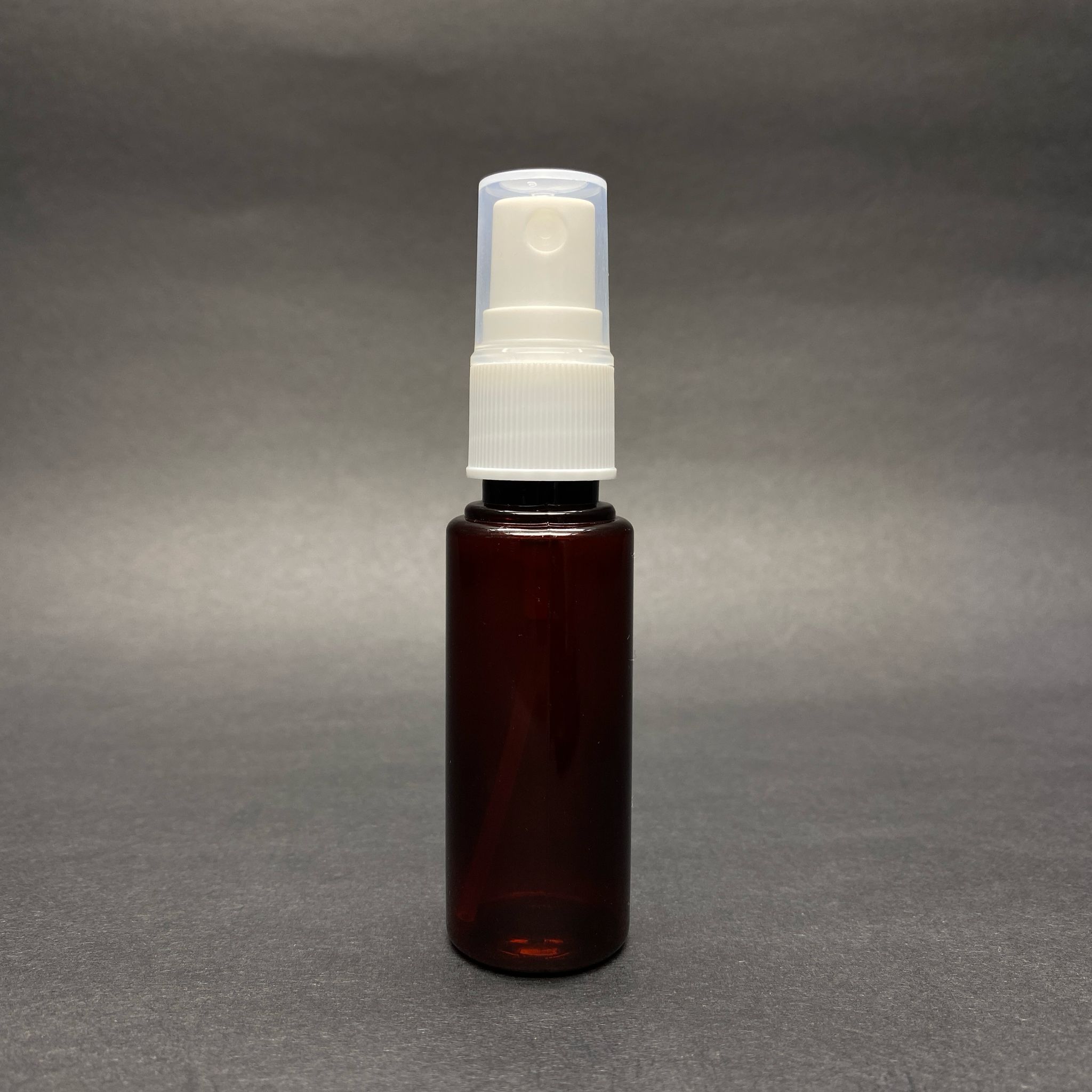 30 CC AMBER PET ŞİŞE - BEYAZ SPREYLİ TESTER 30 ML PLASTİK ŞİŞE