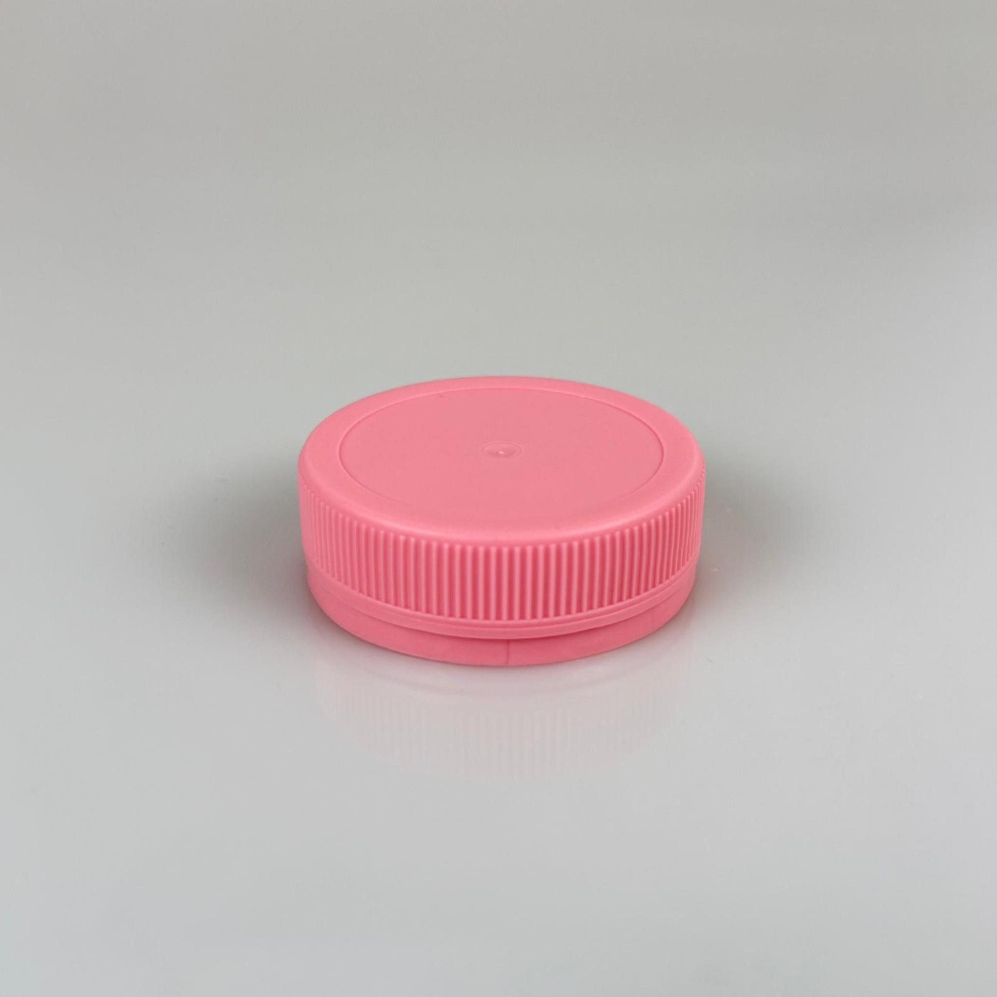 48 MM VİDALI KİLİTLİ PLASTİK KAPAK PEMBE- 5 LİTRE SU PETİ KAPAĞI - 10 LİTRE SU PETİ KAPAĞI - KİLİTLİ - SK 48/17-4 MO 3T BERİCAP KAPAK