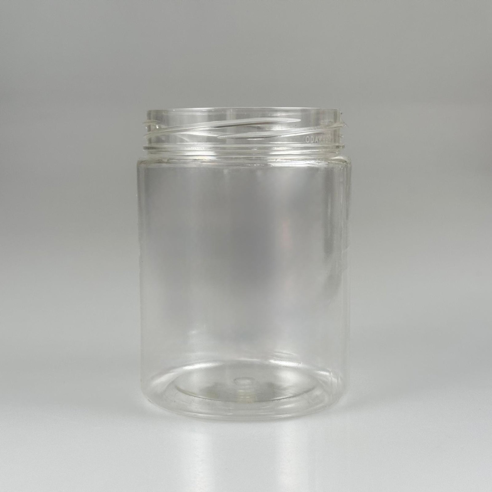 250 CC SİLİNDİR PET KAVANOZ KAPAKSIZ (63 AĞIZ) - 250 ML PLASTİK KAVANOZ