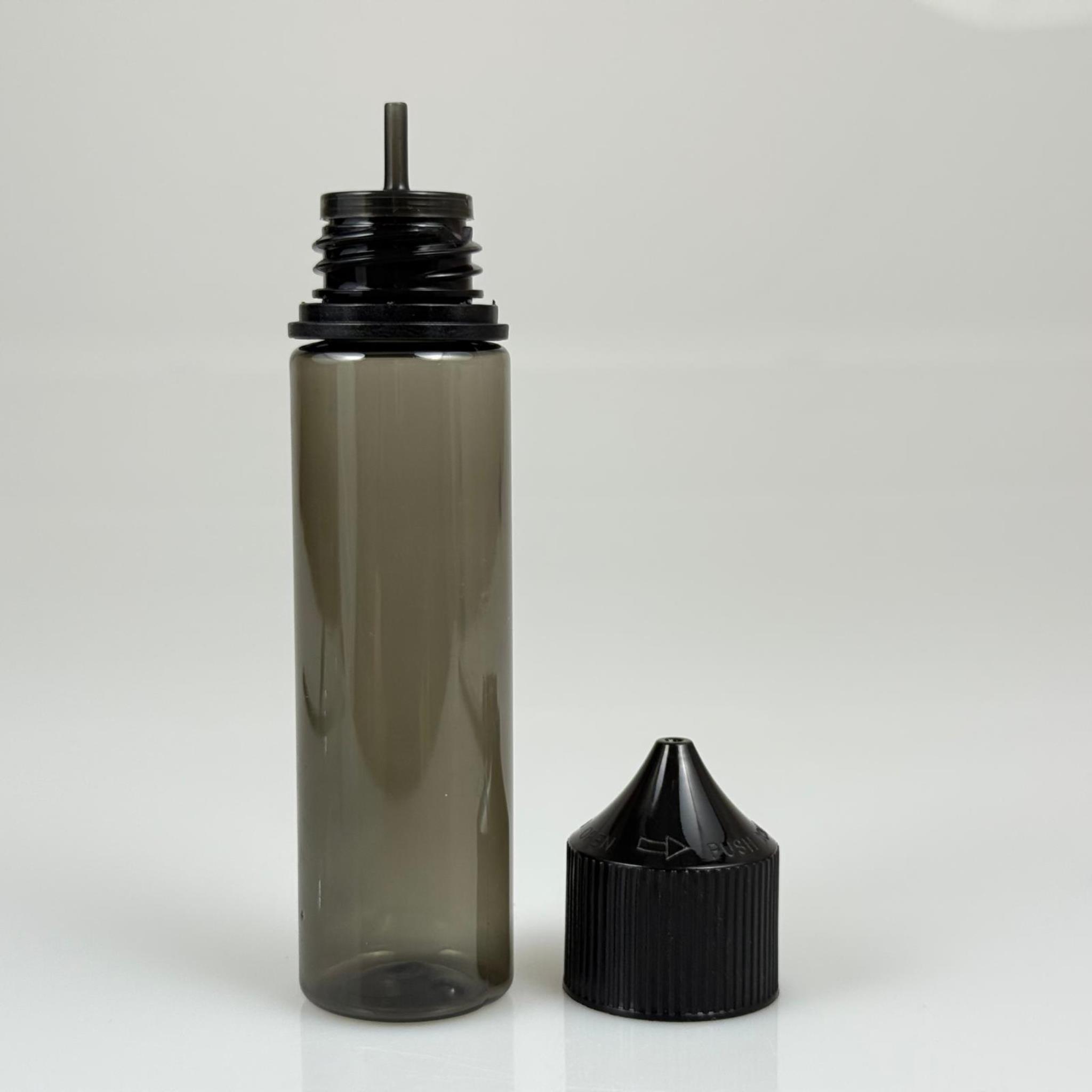 60 CC GORİLLA ŞİŞE - SİYAH - 60 ML LİKİT ŞİŞESİ - MÜREKKEP ŞİŞESİ - KAPAKLI  - TIPALI - İĞNE UÇLU DAMLALIKLI ŞİŞE