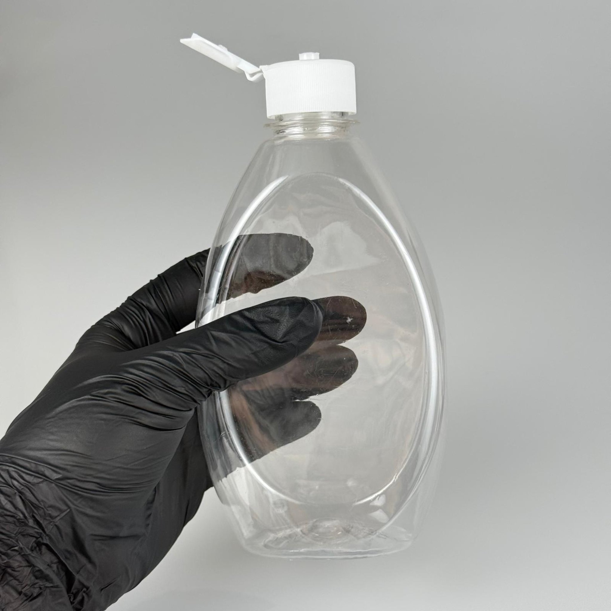 AKITICILI PET ŞİŞE - 400 ML PLASTİK ŞİŞE + 28 MM BEYAZ FLİPTOP AÇILIR KAPAKLI SET