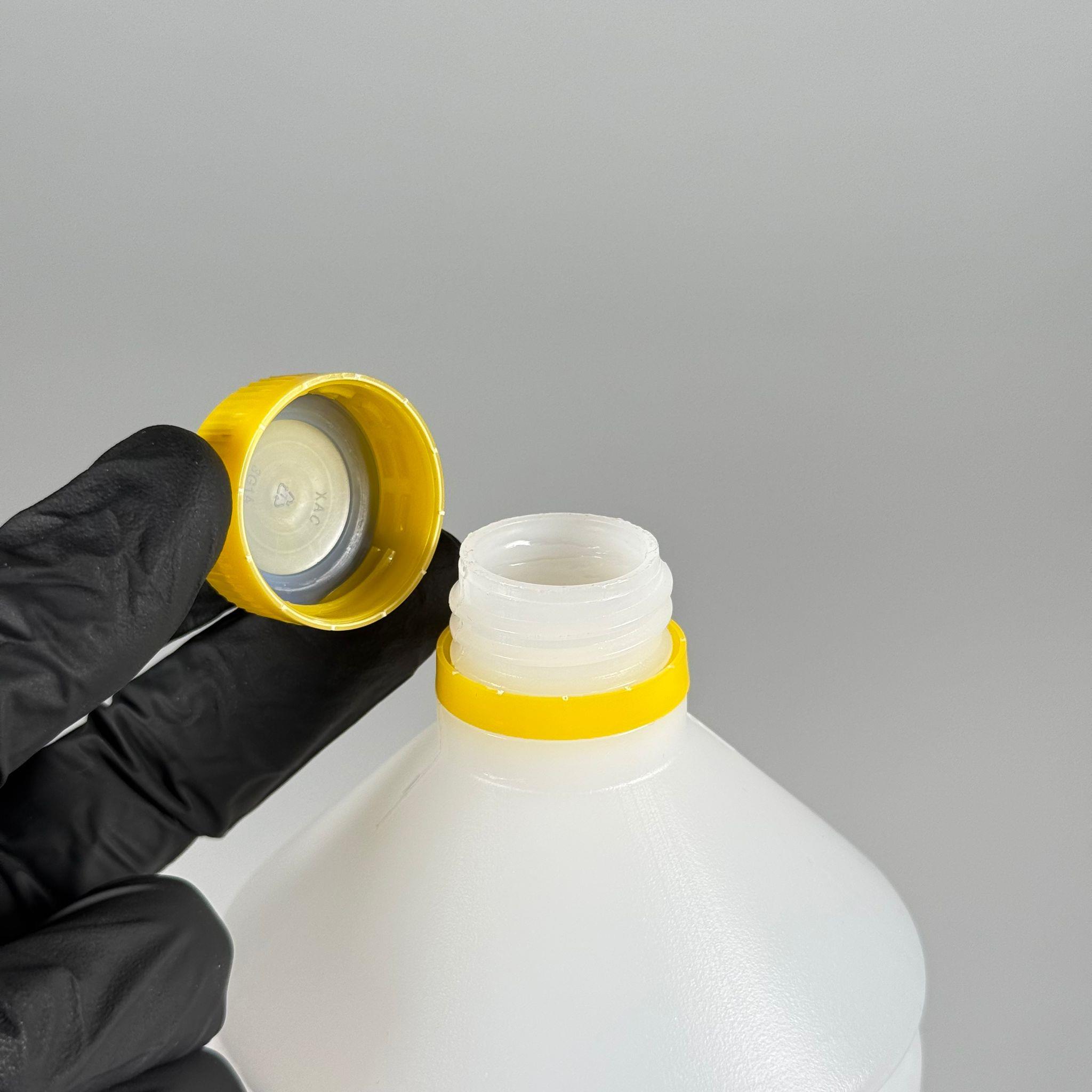 1000 CC TİNER ŞİŞESİ - SARI KİLİTLİ KAPAKLI - 1000 ML KİMYASALA DAYANIKLI PLASTİK ŞİŞE - 1 LT POLİETİLEN ŞİŞE