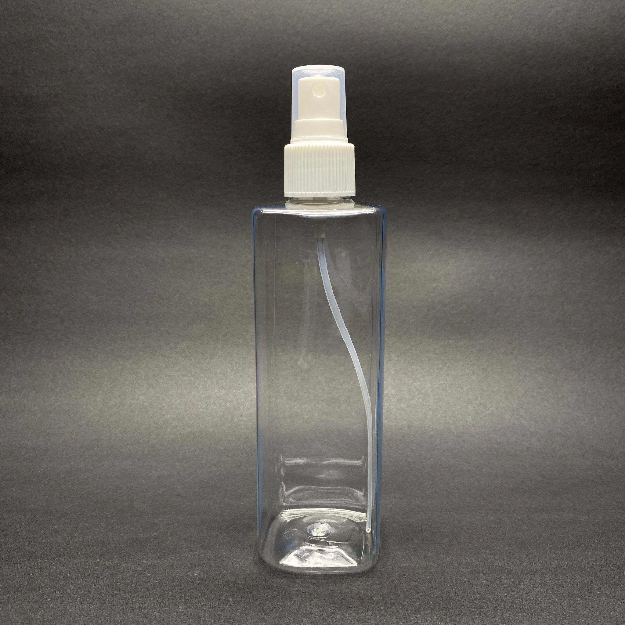 300 CC KARE PET ŞİŞE (31 GR) -  BEYAZ SPREYLİ - 300 ML KÖŞELİ PLASTİK ŞİŞE