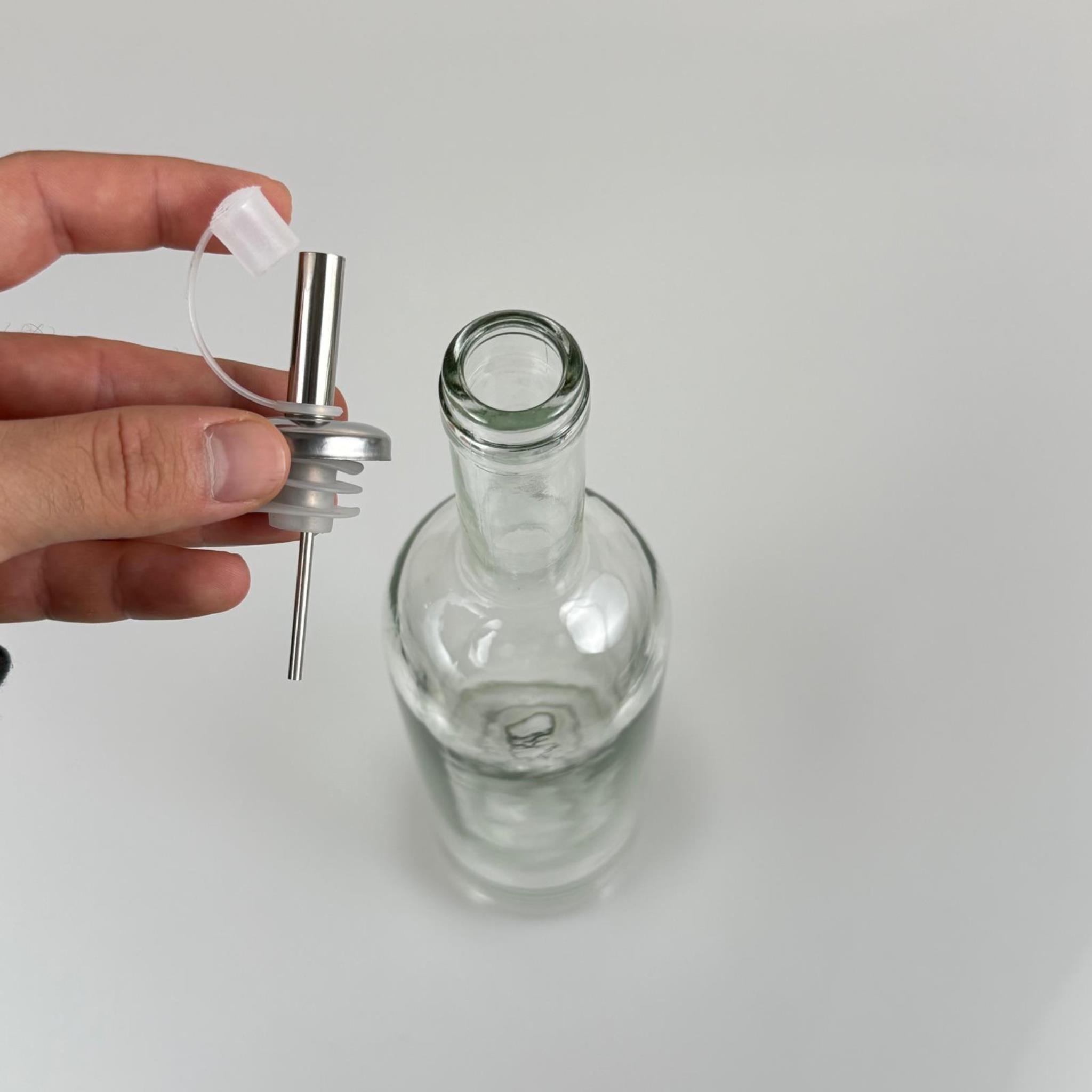 750 CC YEŞİL YAĞDANLIKLIK CAM ŞİŞE - ÇELİK YAĞDANLIK TIPALI - 750 ML ŞEFFAF PAŞABAHÇE YAĞDANLIK ŞİŞESİ - SİRKE ŞİŞESİ