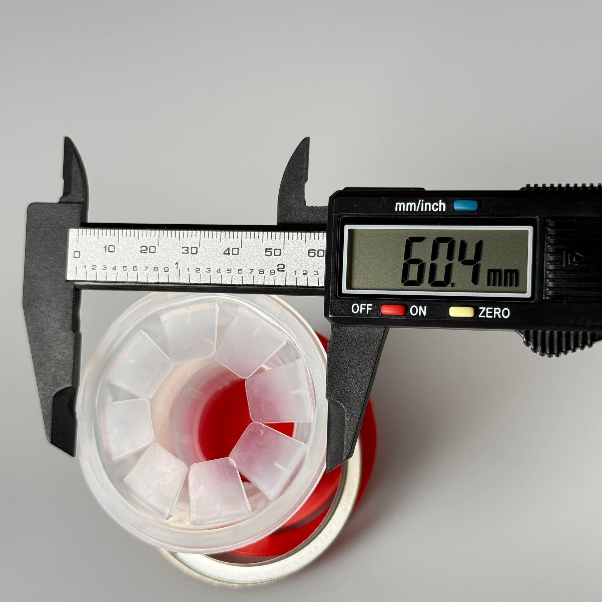 60/57 MM ÇEMBERLİ ECO SPOUT TENEKE KAPAK - KIRMIZI NATÜREL BERİCAP