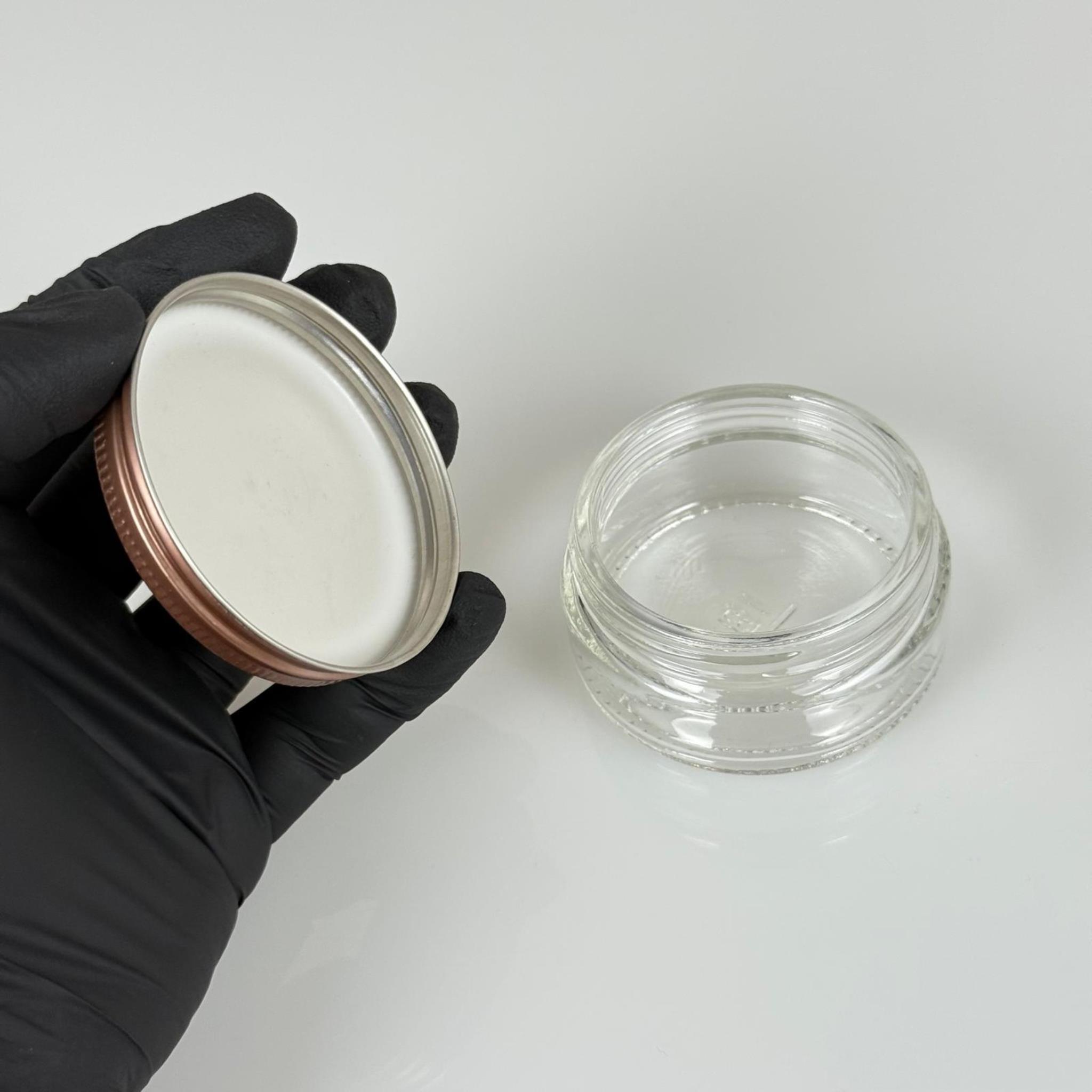 50 CC CAM KREM KAVANOZU - BRONZ SİYAH METAL KAPAKLI - 50 ML PAŞABAHÇE CAM KREM KAVANOZU - PAŞABAHÇE MUM KAVANOZLARI