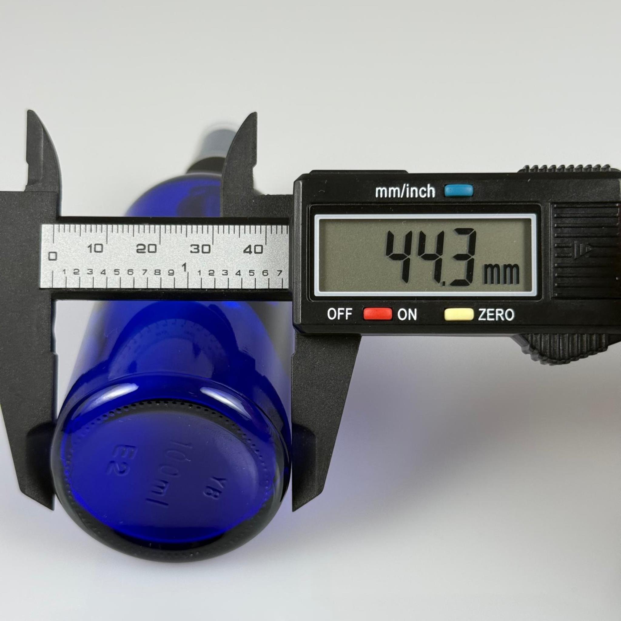 100 CC MAVİ CAM ŞİŞE SİYAH SPREYLİ TAKIM - 100 ML SPREYLİ ŞİŞE