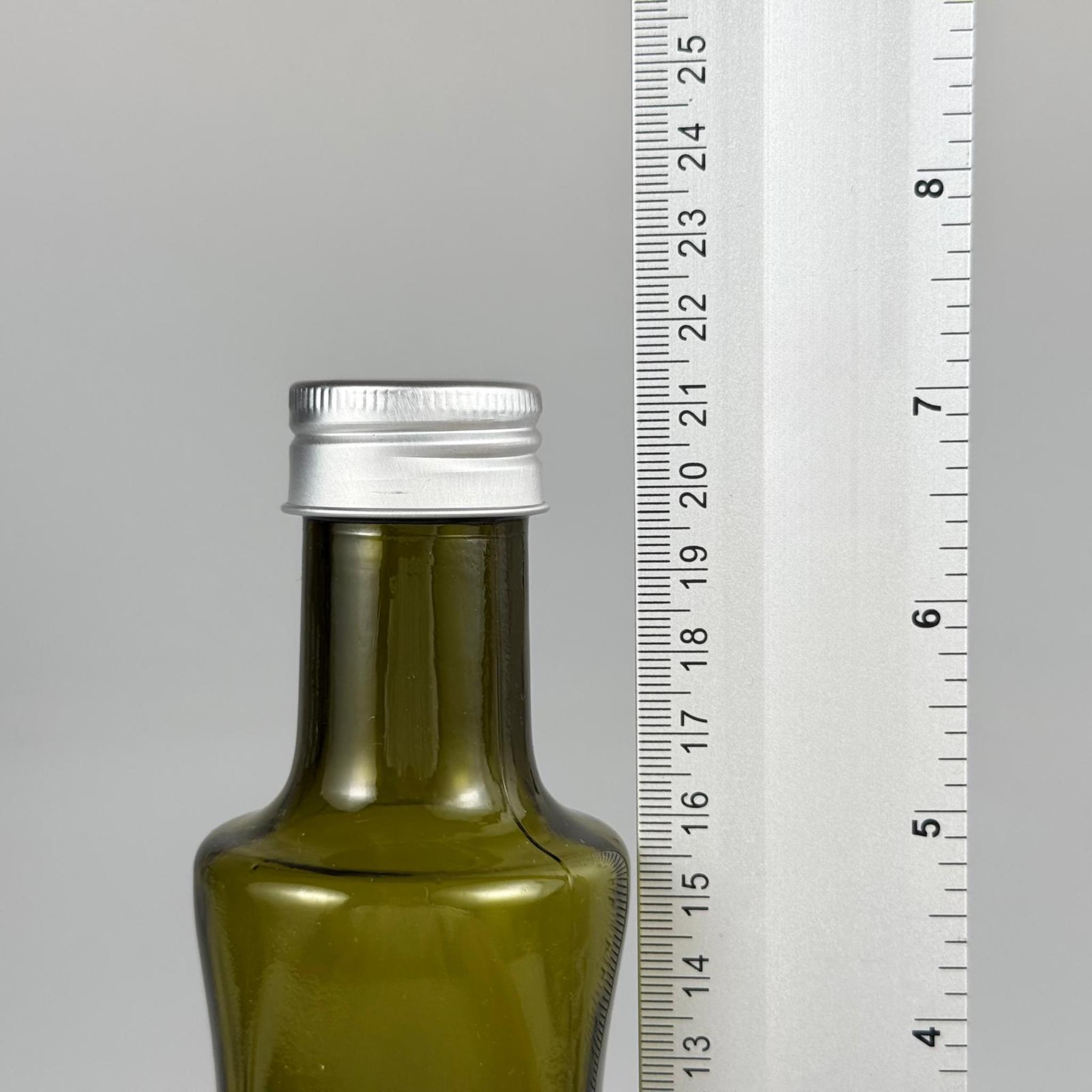 250 CC YEŞİL GEOLİVE CAM ŞİŞE - GÜMÜŞ ALÜMİNYUM KAPAKLI - 250 ML OVAL ŞİŞE - GEOLİVE ŞİŞE 250 ML - zeytinyağı için renkli cam şişeleri