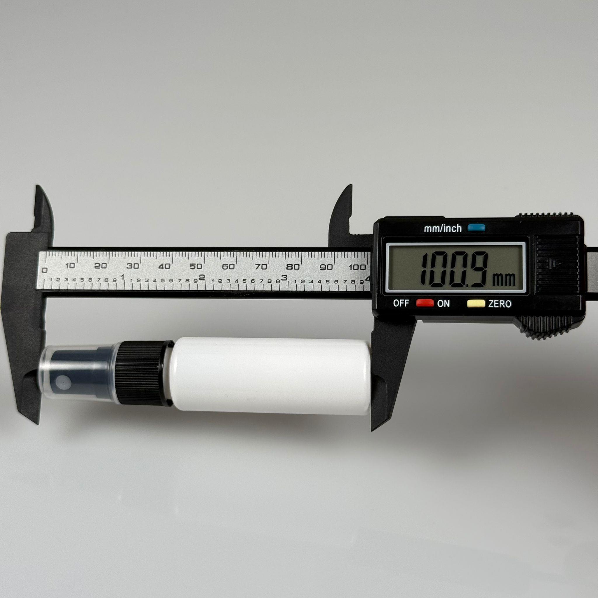 20 CC BEYAZ PET ŞİŞE - SİYAH SPREYLİ TESTER 20 ML PLASTİK ŞİŞE