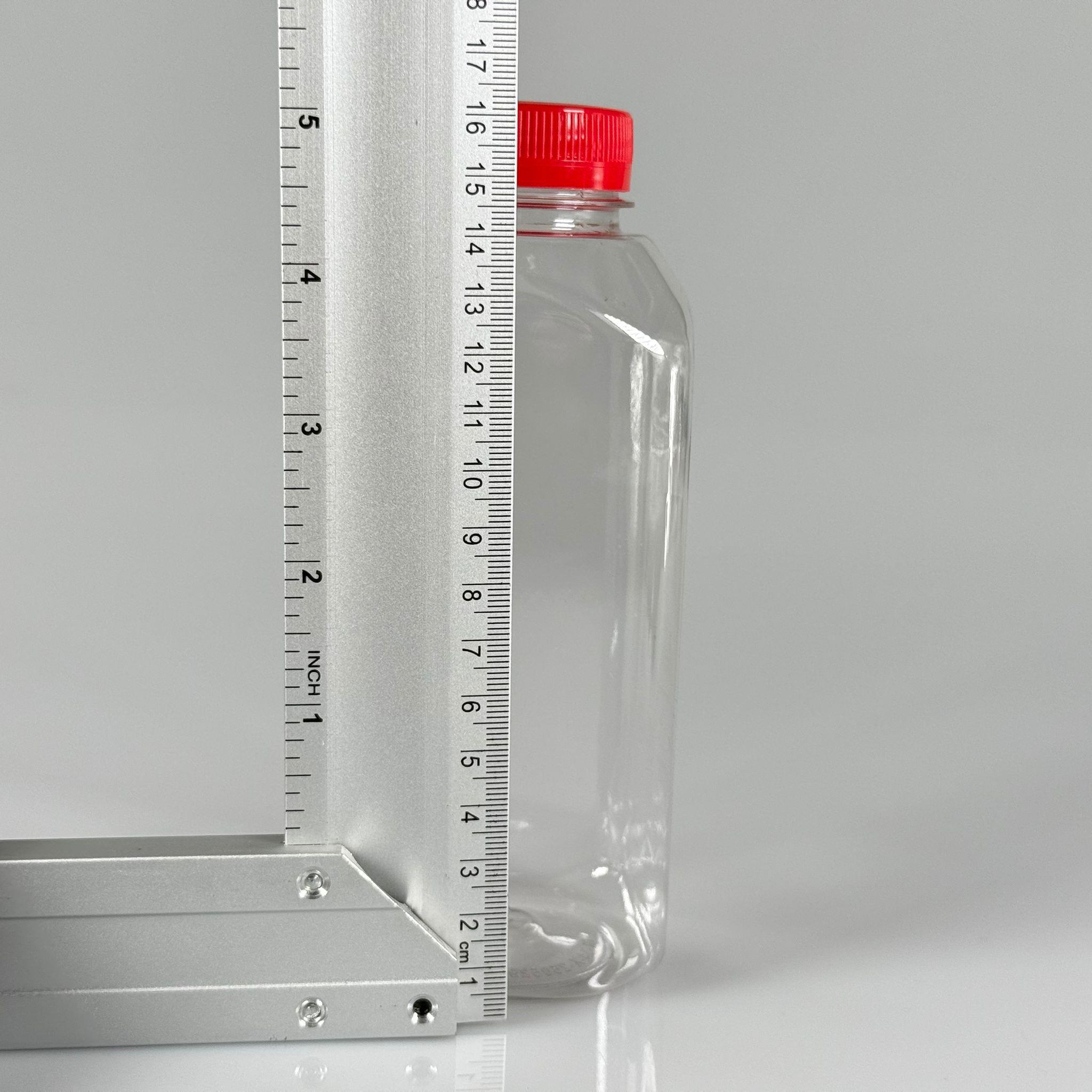 500 CC KÖŞELİ KARE PET ŞİŞE (28 GR) - 38 MM GENİŞ AĞIZLI KIRMIZI KİLİTLİ KAPAKLI - 500 ML DETOX, MEYVE SUYU, SMOOTHIE, AYRAN, SÜT, MEŞRUBAT VB İÇİN BOŞ PLASTİK ŞİŞELER