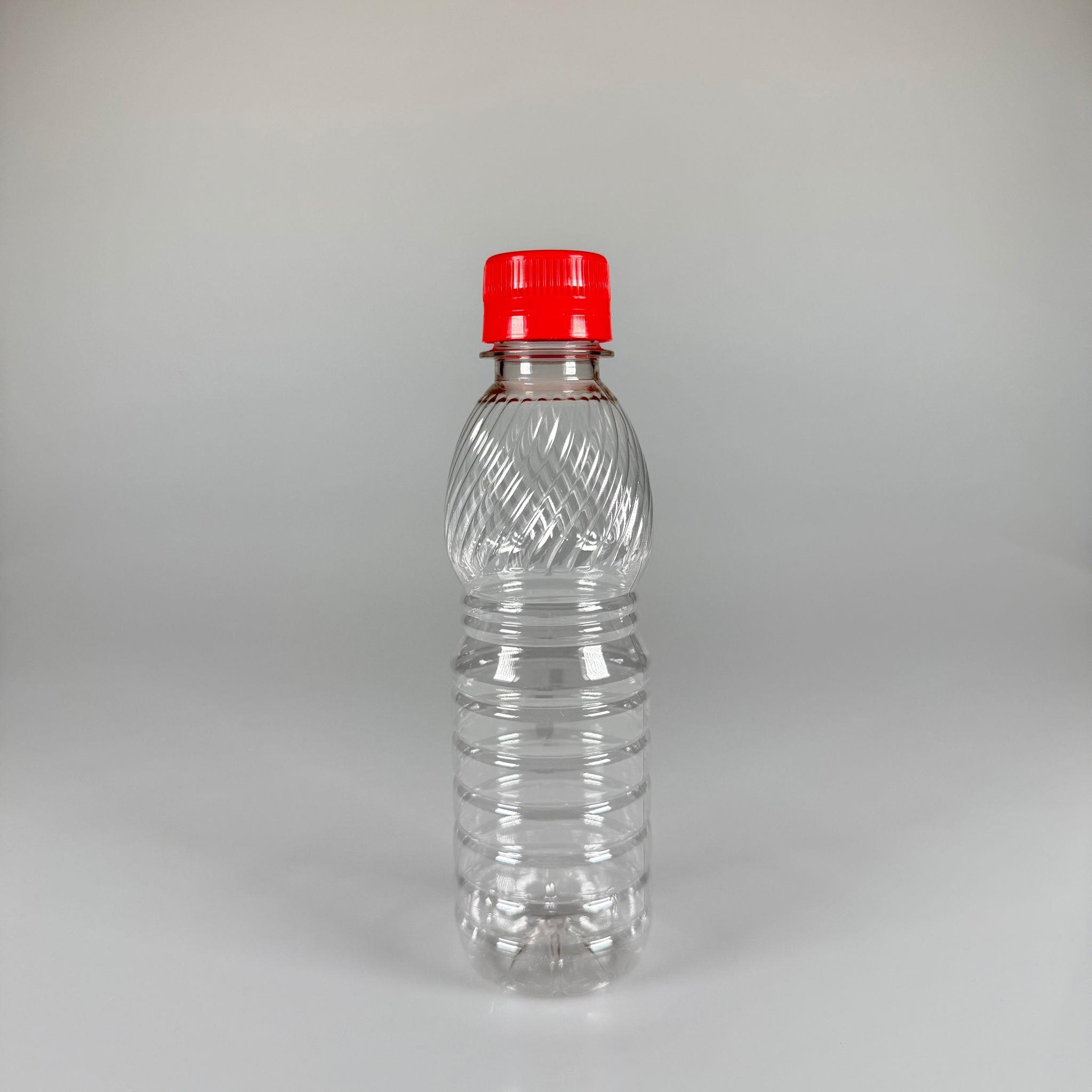 0,25 LT KİLİTLİ KAPAKLI PET ŞİŞE - KIRMIZI KAPAKLI 250 CC BOŞ PET ŞİŞE