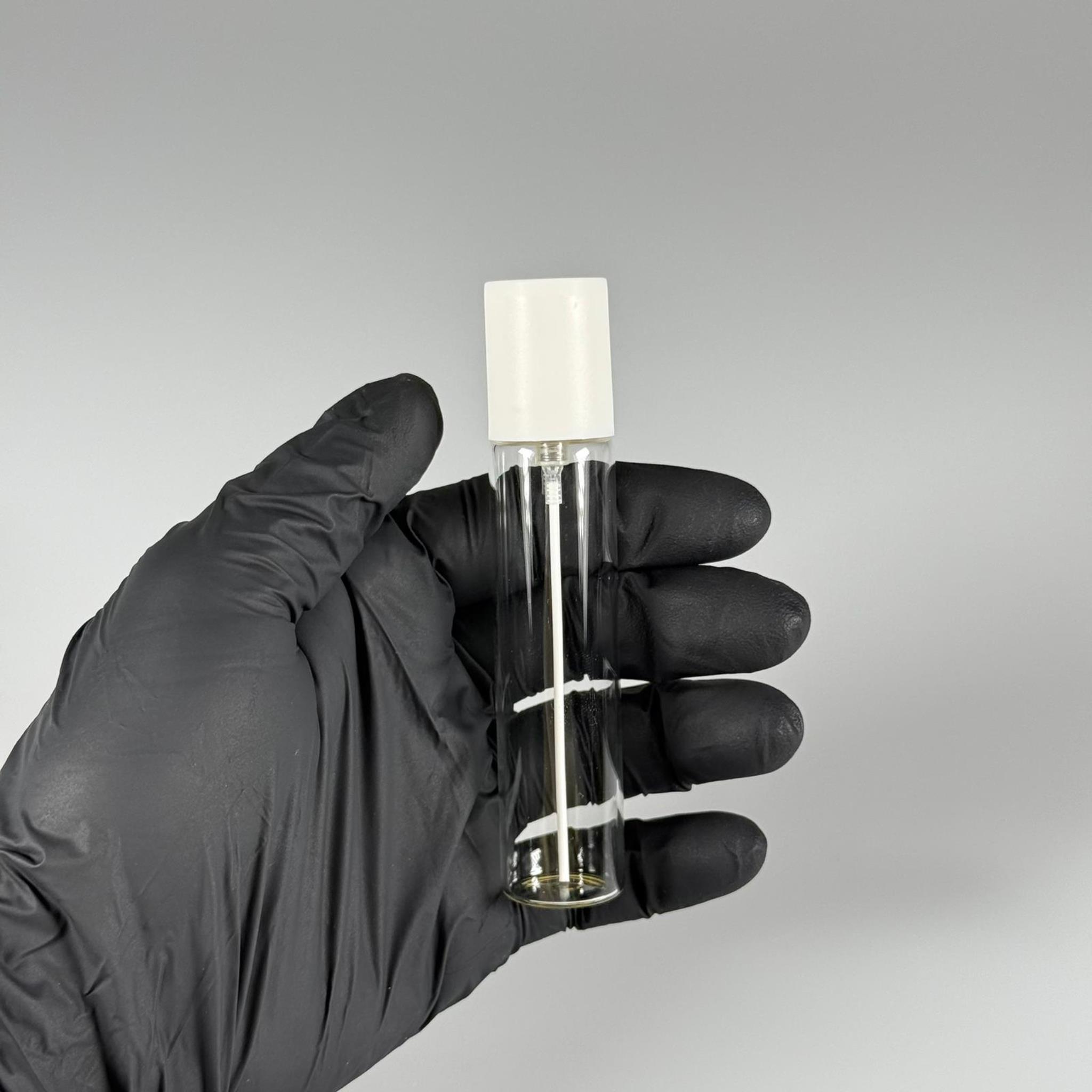 PARFÜM ŞİŞESİ 25 ML - 25 CC PARFÜM AMBALAJI VALFLİ (GEÇME AĞIZ) CAM KALEM PARFÜM İÇİN ŞİŞELERİ - BEYAZ SPREY + KAPAKLI SET TAKIM