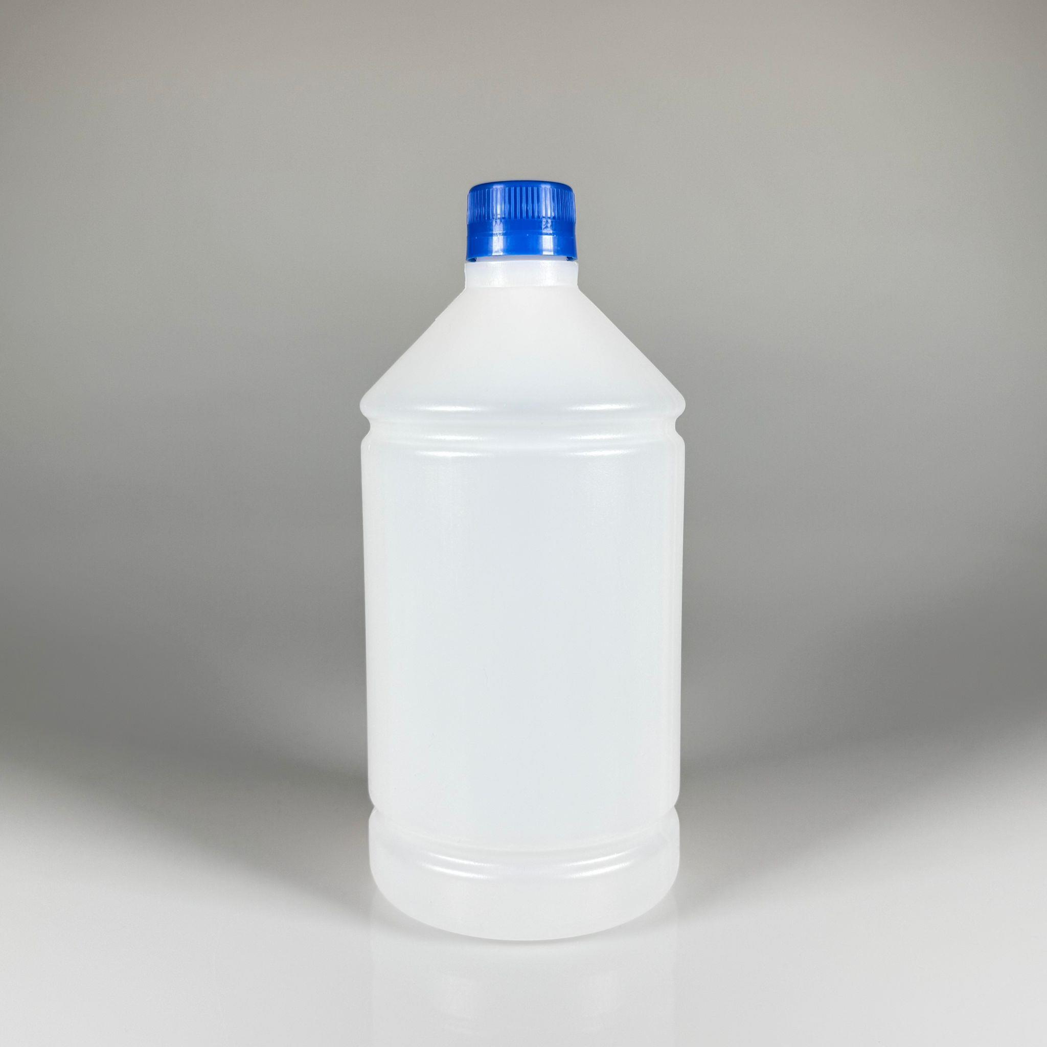 1000 CC TİNER ŞİŞESİ - MAVİ KİLİTLİ KAPAKLI - 1000 ML KİMYASALA DAYANIKLI PLASTİK ŞİŞE - 1 LT POLİETİLEN ŞİŞE