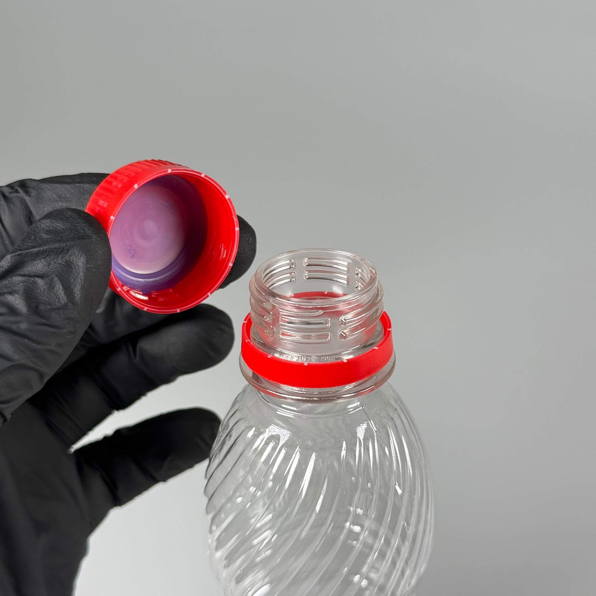 0,25 LT KİLİTLİ KAPAKLI PET ŞİŞE - KIRMIZI KAPAKLI 250 CC BOŞ PET ŞİŞE