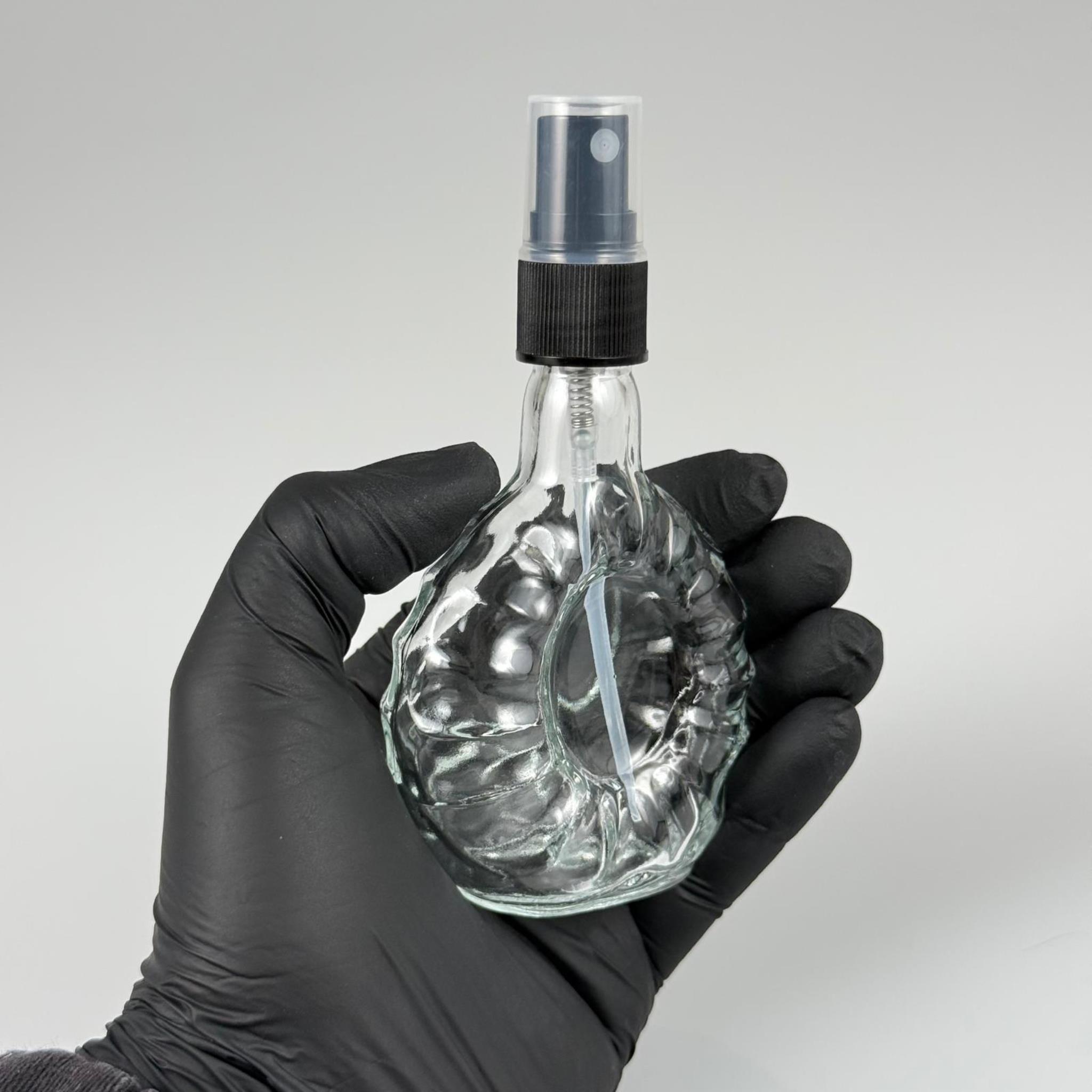 50 CC BOĞAZLI YASSI CAM ŞİŞE - SİYAH SPREYLİ PARFÜM KOLONYA ŞİŞESİ TAKIM - 50 ML PRESTİJLİ ŞİŞE