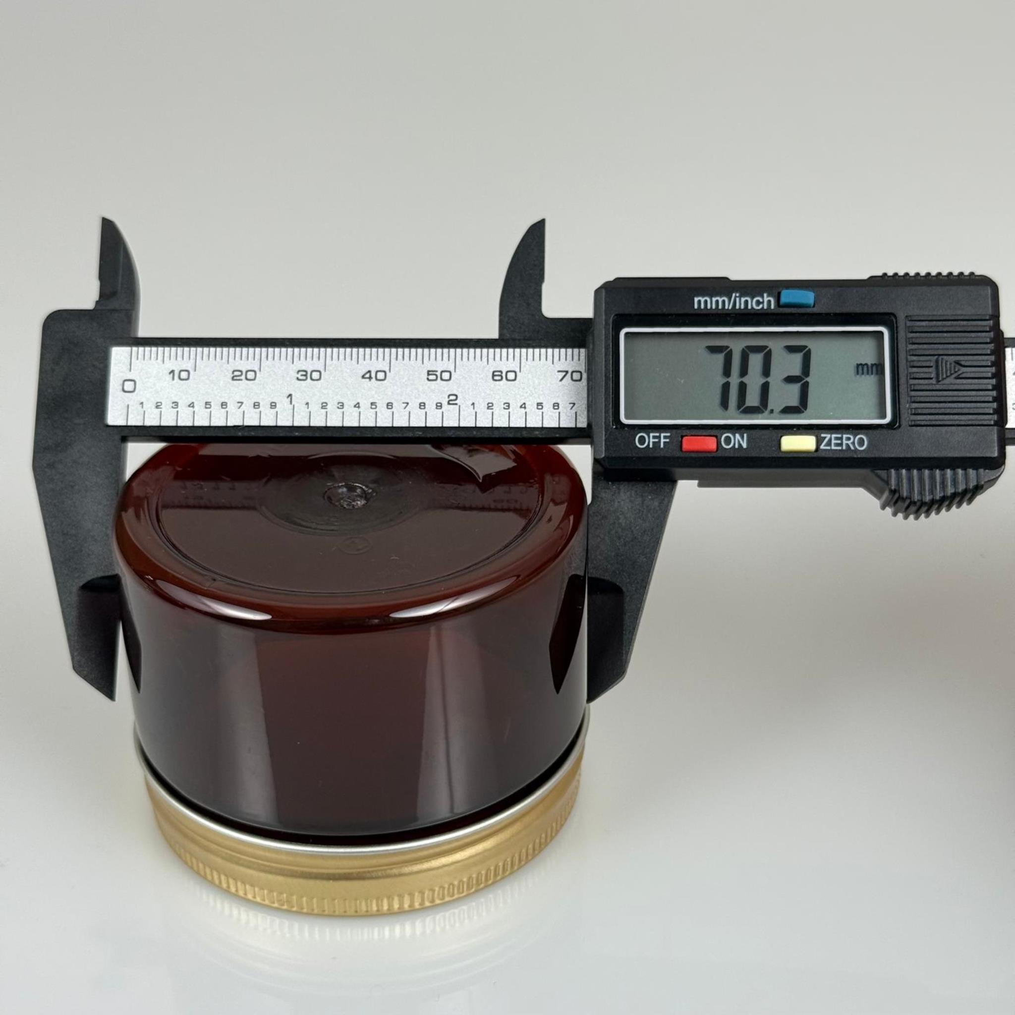 150 ML SERT PET KAVANOZ + GOLD METAL KAPAK + İÇ TIPA - 150 CC KALIN AMBER PLASTİK KAVANOZ GOLD METAL KAPAKLI İÇ TIPALI TAKIM - KREM KAVANOZLARI
