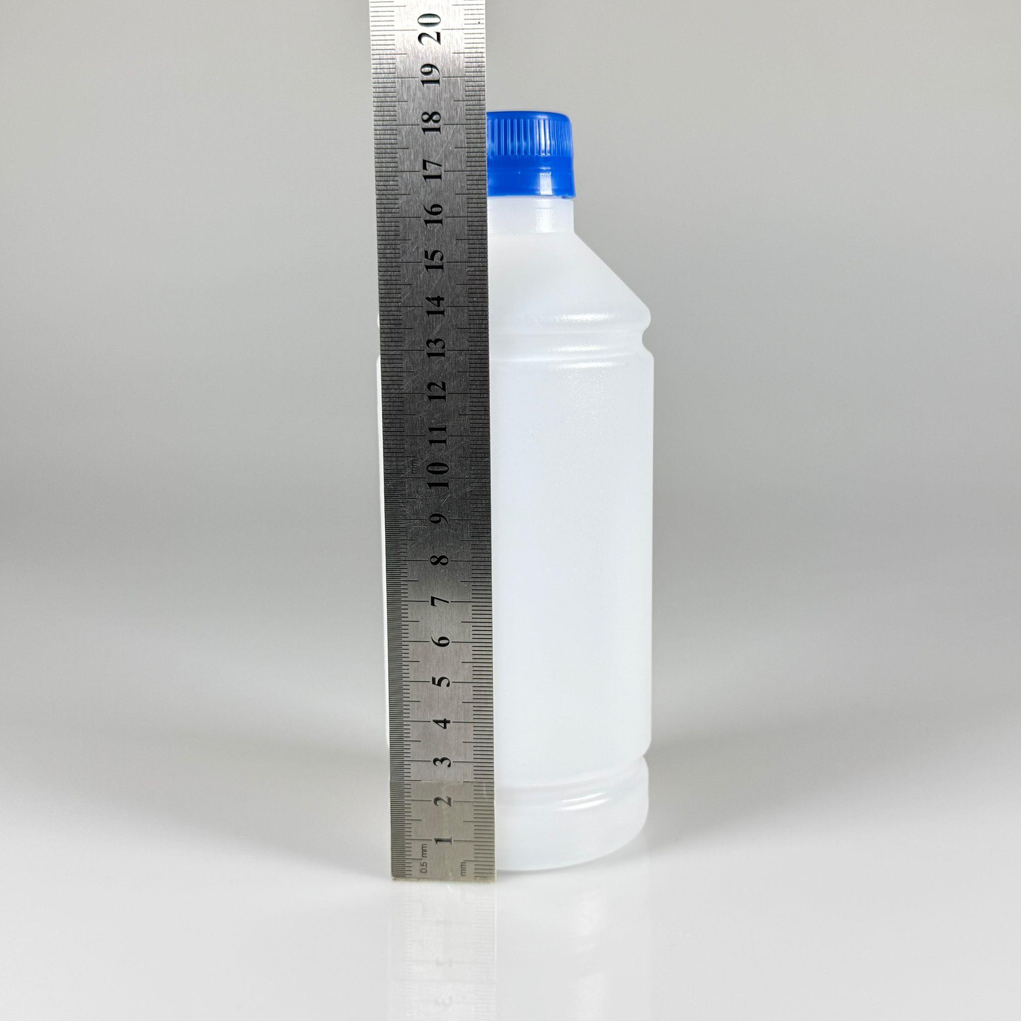 500 CC TİNER ŞİŞESİ - MAVİ KİLİTLİ KAPAKLI - 500 ML KİMYASALA DAYANIKLI PLASTİK ŞİŞE - 0,5 LT POLİETİLEN ŞİŞE