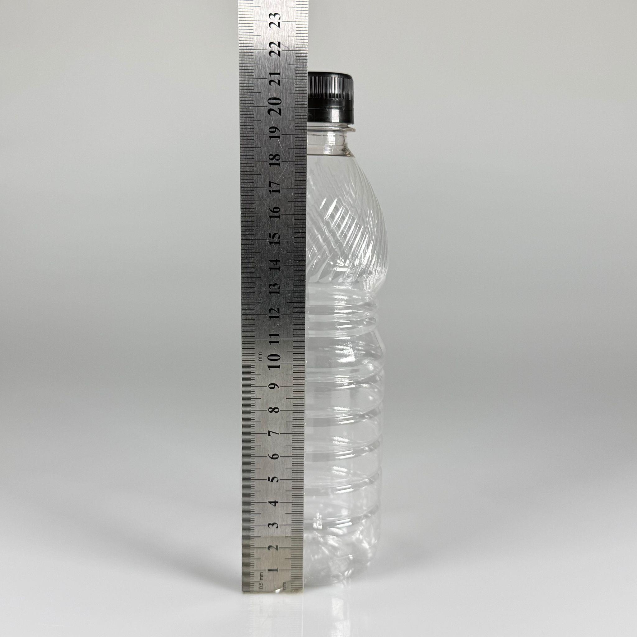 0,5 LT KİLİTLİ KAPAKLI PET ŞİŞE - SİYAH KAPAKLI 500 CC BOŞ PET ŞİŞE