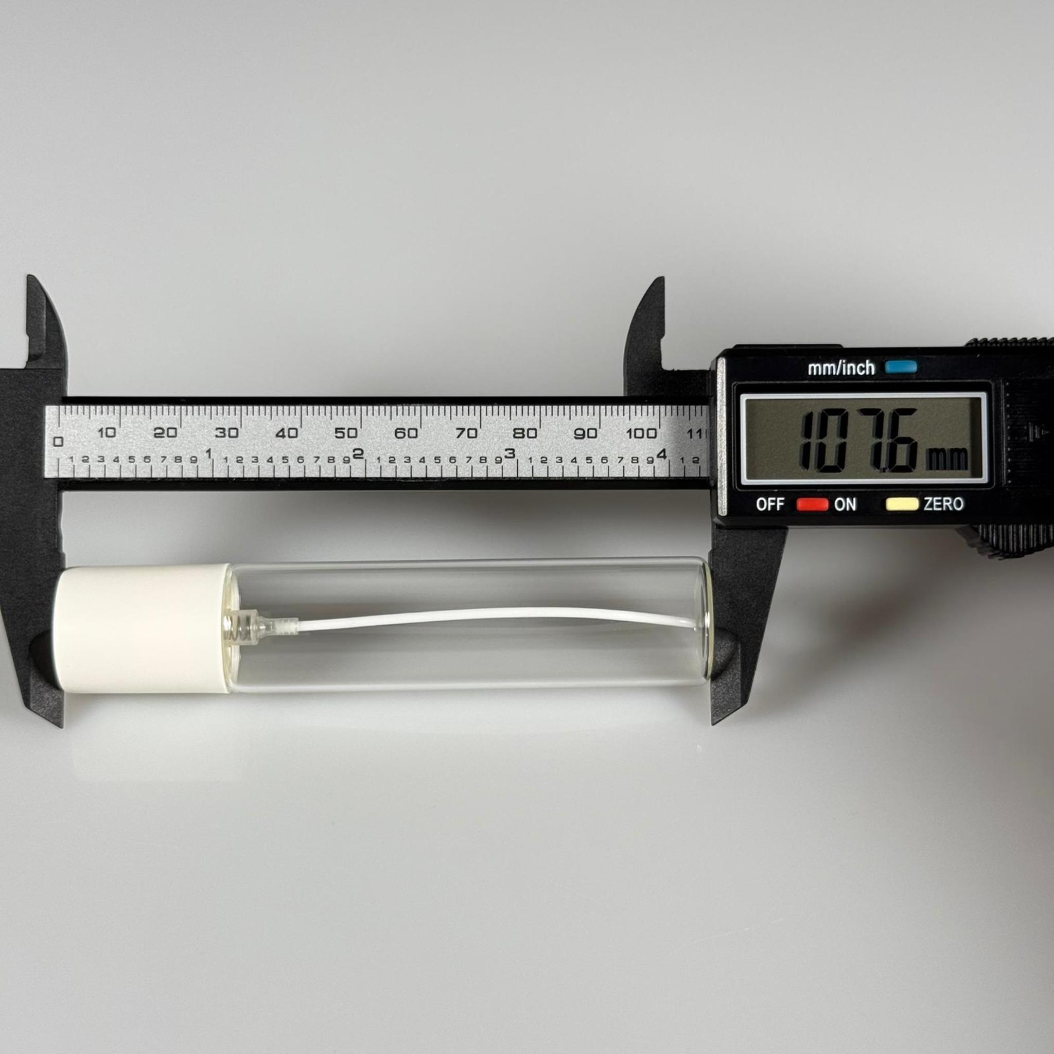 PARFÜM ŞİŞESİ 25 ML - 25 CC PARFÜM AMBALAJI VALFLİ (GEÇME AĞIZ) CAM KALEM PARFÜM İÇİN ŞİŞELERİ - BEYAZ SPREY + KAPAKLI SET TAKIM