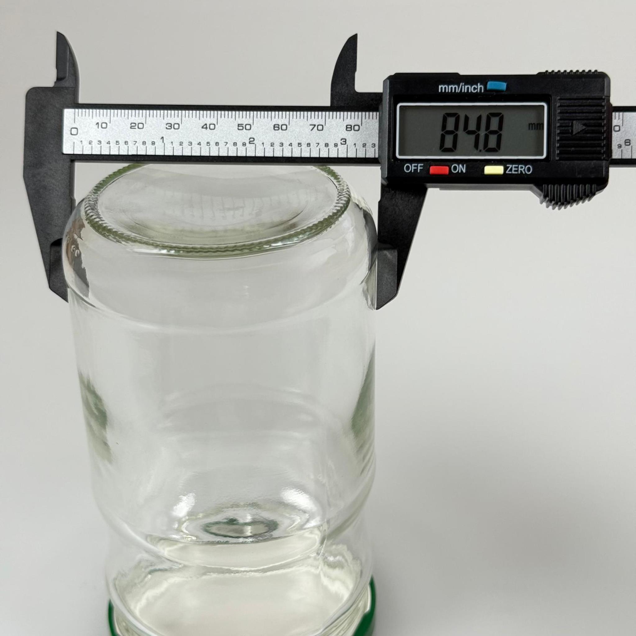 660 CC BOĞUMLU CAM KAVANOZ - KOYU YEŞİL METAL KAPAKLI - 660 ML CAM KAVANOZ - KONSERVE KAVANOZU