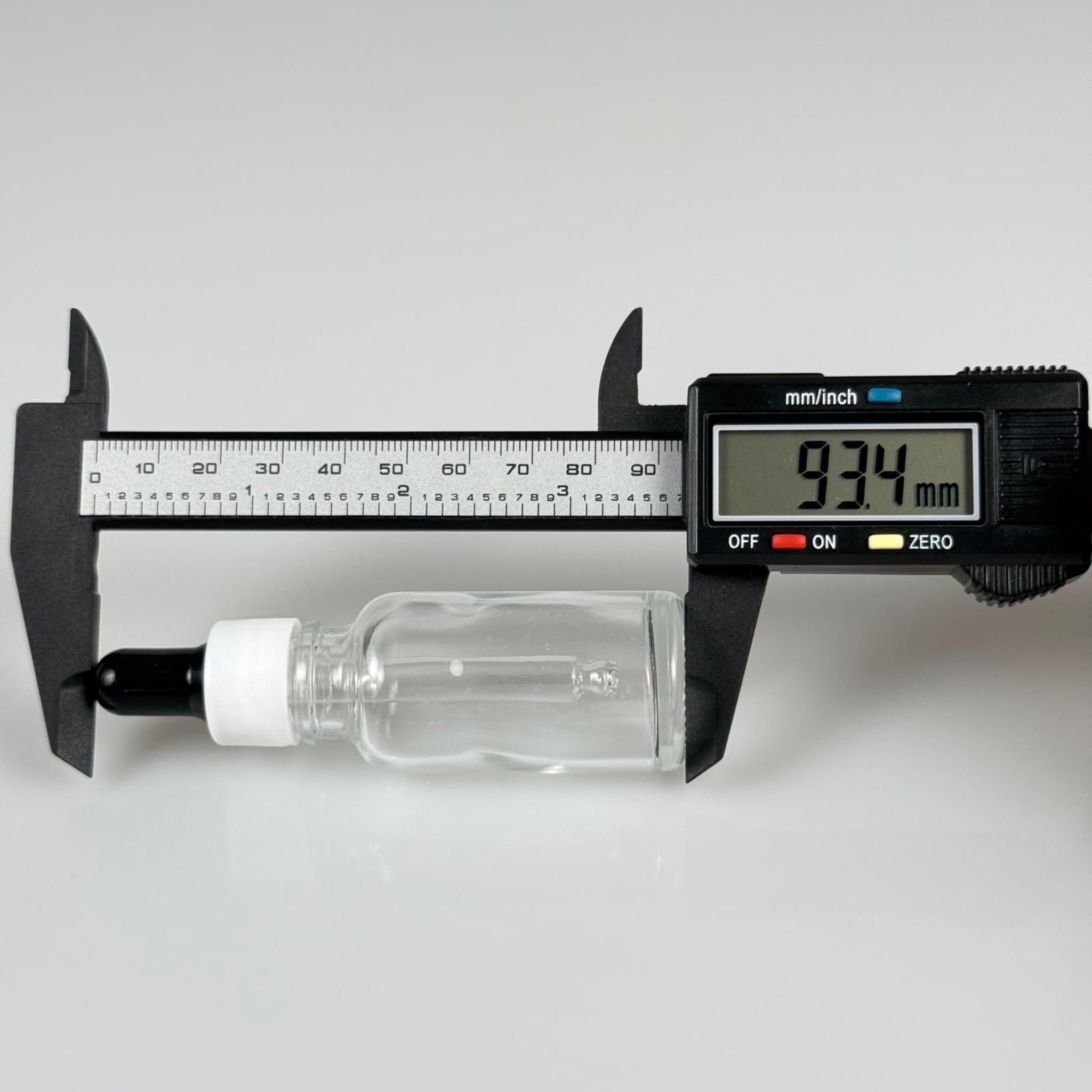 20 CC ŞEFFAF CAM DAMLALIKLI ŞİŞE - SİYAH EMZİK + BEYAZ DÜZ KAPAK + CAM PİPET TAKIM - 20 ML DAMLALIKLI ŞİŞE SETİ