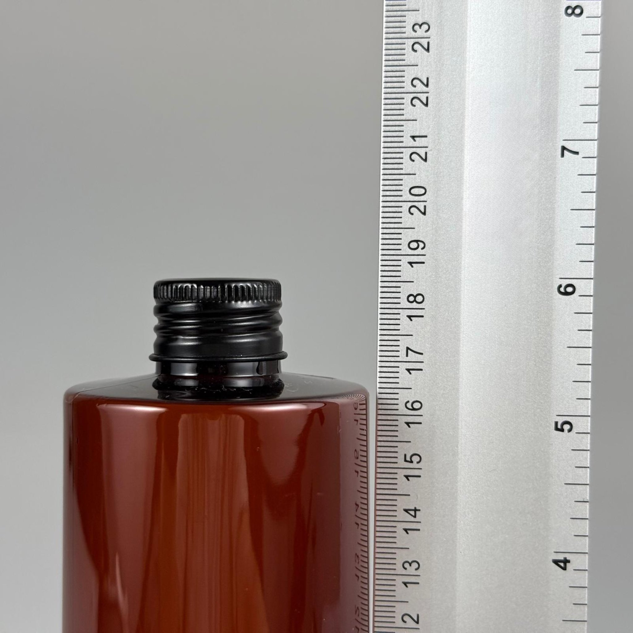 400 CC  AMBER KÜT BOYUNLU SİLİNDİR PET ŞİŞE (30 GR - 24 AĞIZ ) + KÖPÜK CONTALI SİYAH METAL ALÜMİNYUM KAPAK TAKIM - 400 ML KAPAKLI KAHVERENGİ PLASTİK ŞİŞELER