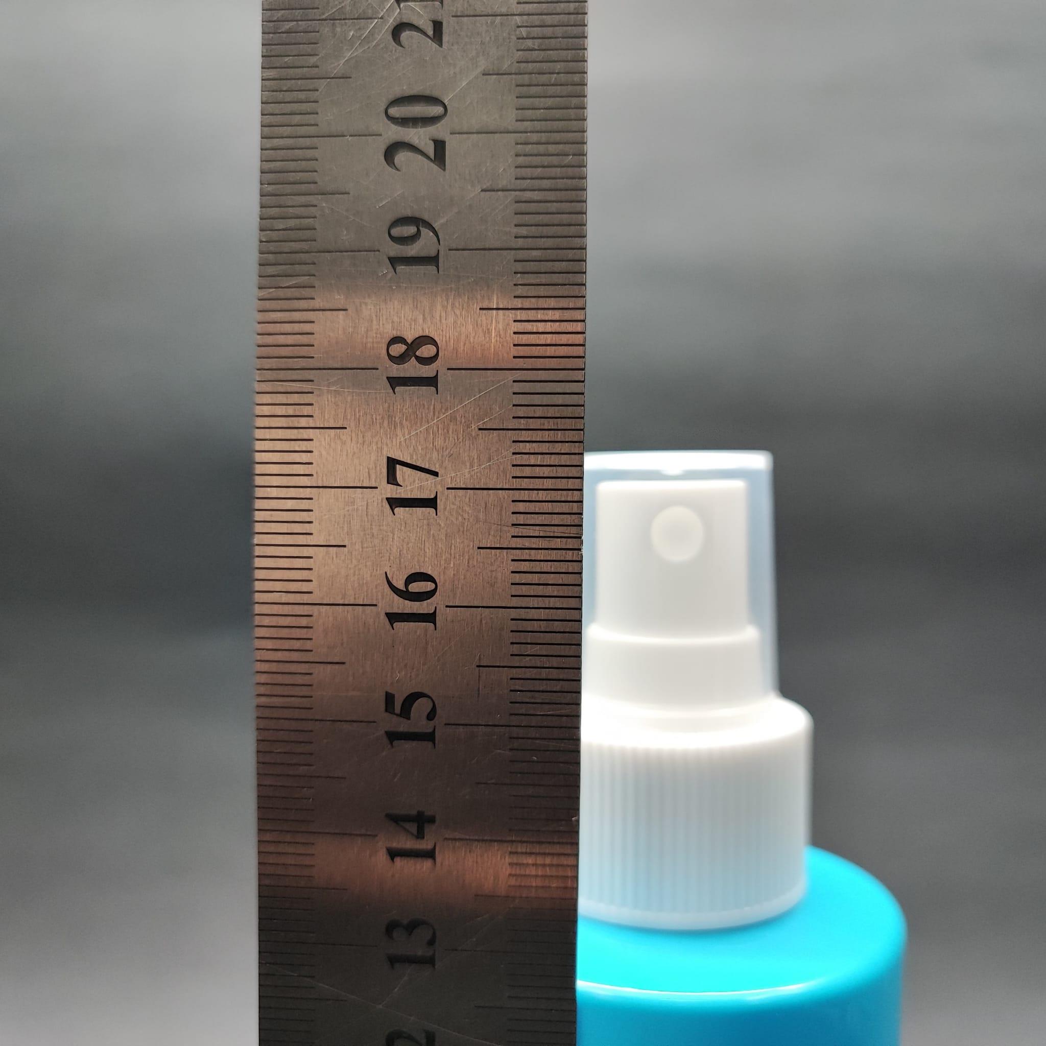 200 CC KÜT BOYUNLU UZUN SİLİNDİR PET ŞİŞE (24 GR) - BEYAZ SPREYLİ - 200 ML PLASTİK ŞİŞE - MAVİ