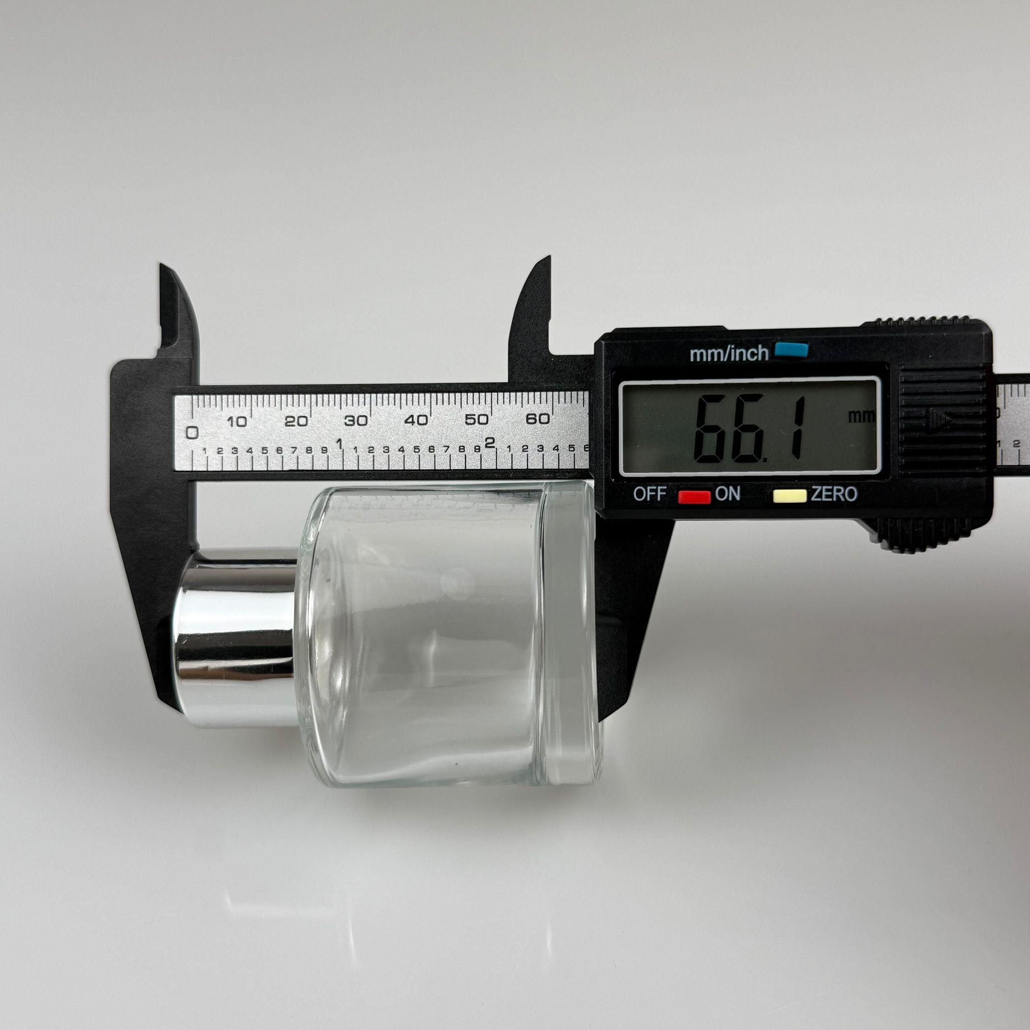 50 CC SİLİNDİR BAMBU CAM ŞİŞE + GÜMÜŞ KAPAK (50 CC BAMBU) + TIPA (50 CC BAMBU)