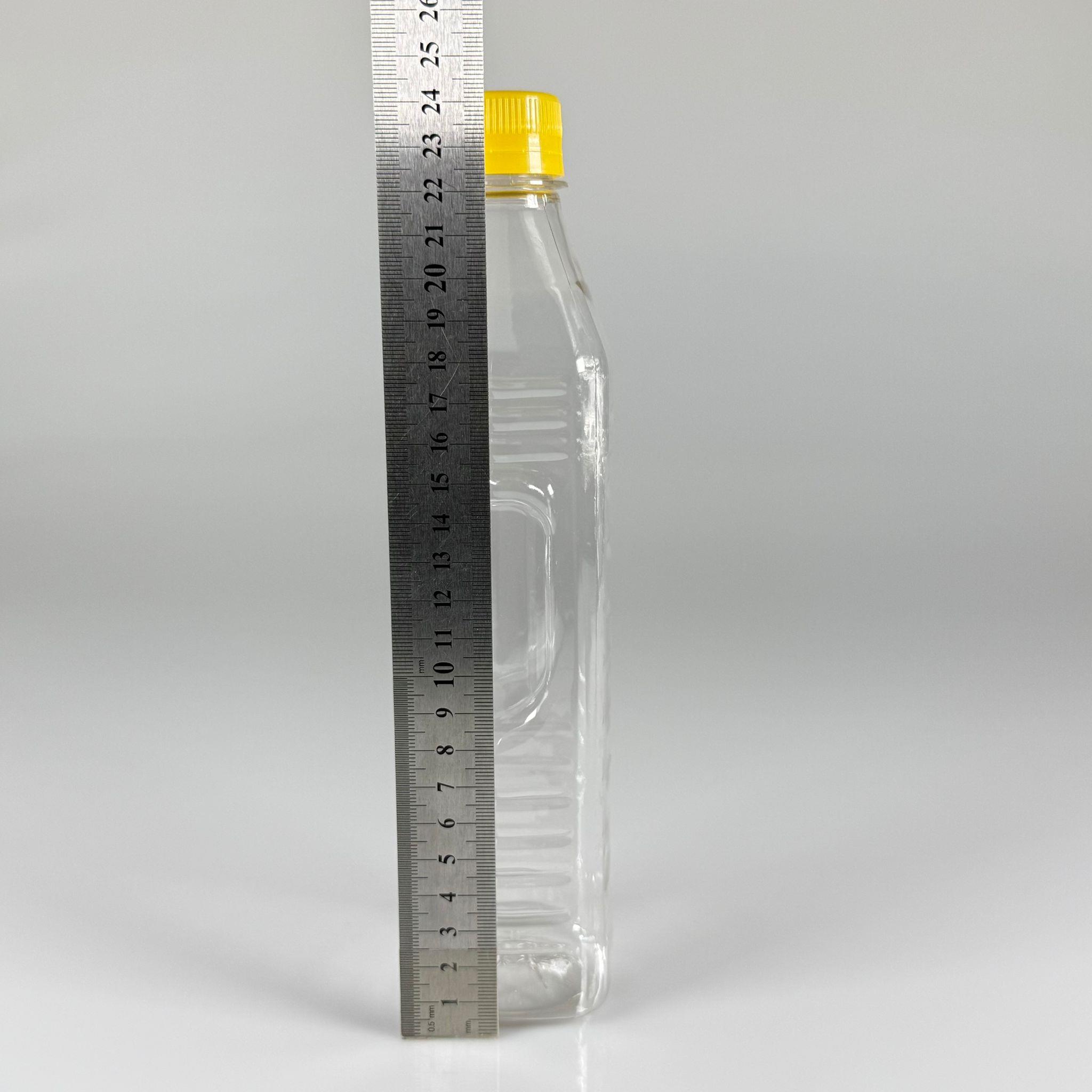 500 CC KÖŞELİ PET ŞİŞE - SARI KİLİTLİ KAPAKLI 0,5 LİTRE KARE PLASTİK ŞİŞE - ZEYTİNYAĞ ŞİŞESİ