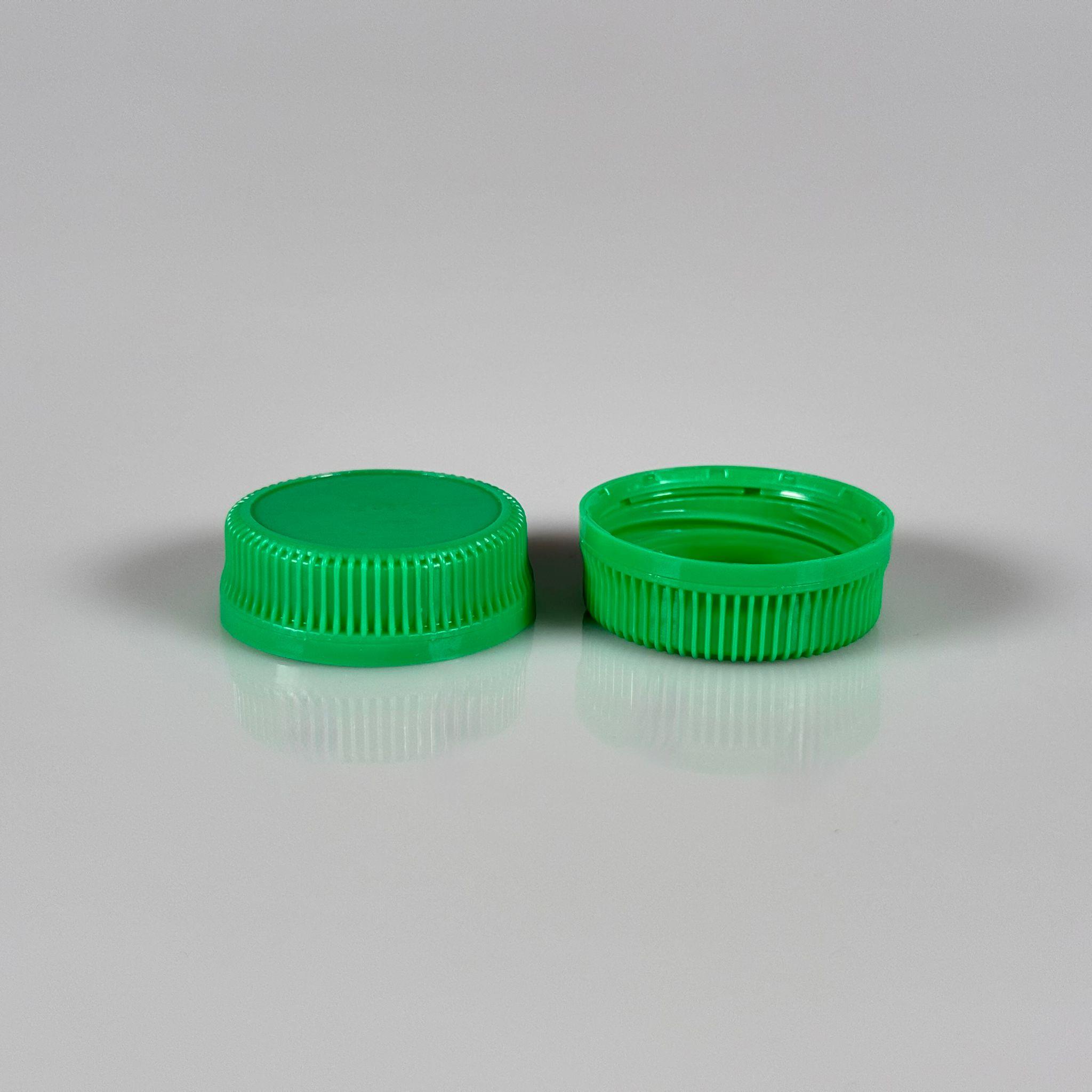 29 MM KİLİTLİ PLASTİK KAPAK YEŞİL - STANDART SU ŞİŞESİ KAPAĞI - ÖZKAYNAK SU ŞİŞESİ , ERİKLİ SU ŞİŞESİ,  SIRMA SU ŞİŞE VS YARIM LT VE 1,5 LT UYAR