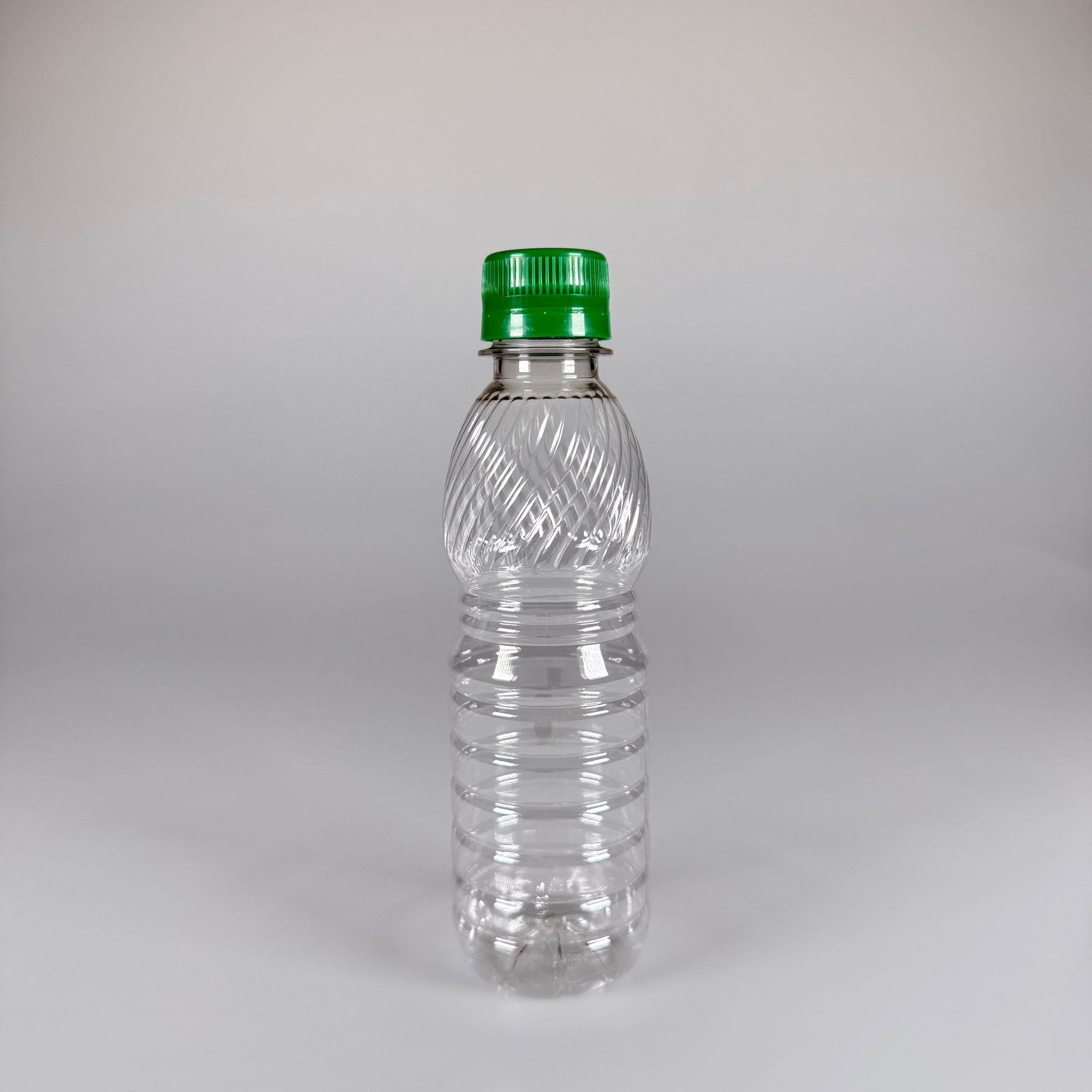 0,25 LT KİLİTLİ KAPAKLI PET ŞİŞE - YEŞİL KAPAKLI 250 CC BOŞ PET ŞİŞE