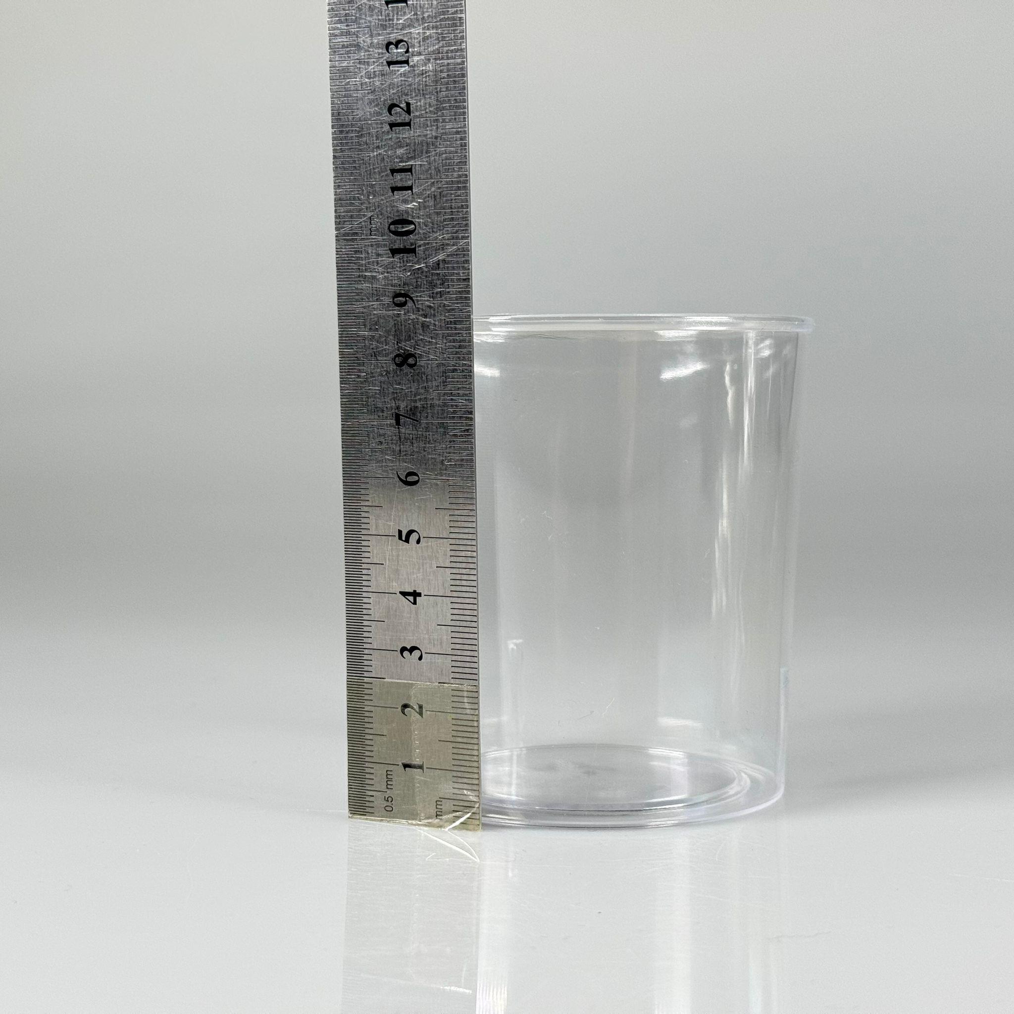 KRİSTAL PLASTİK MİKA TATLI KABI - 380 CC BARDAK MODEL 10 LU PAKET - muhallebi, profiterol, puding, tiramisu, sütlaç, sütlü tatlı, çerezlik, pastane vb için çok amaçlı plastik boş kaseler