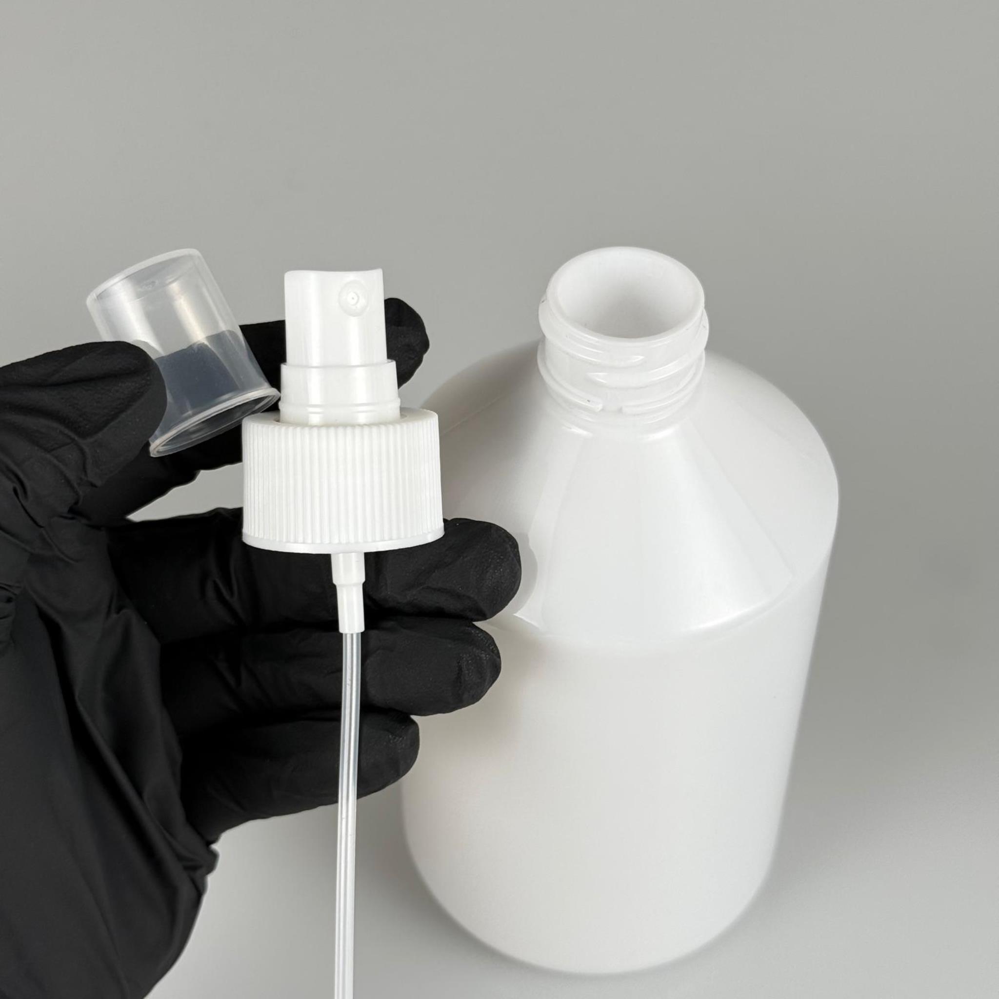 500 CC BEYAZ PET ŞİŞE - 500 ML BEYAZ PLASTİK ŞİŞE BEYAZ PARMAK SPREYLİ