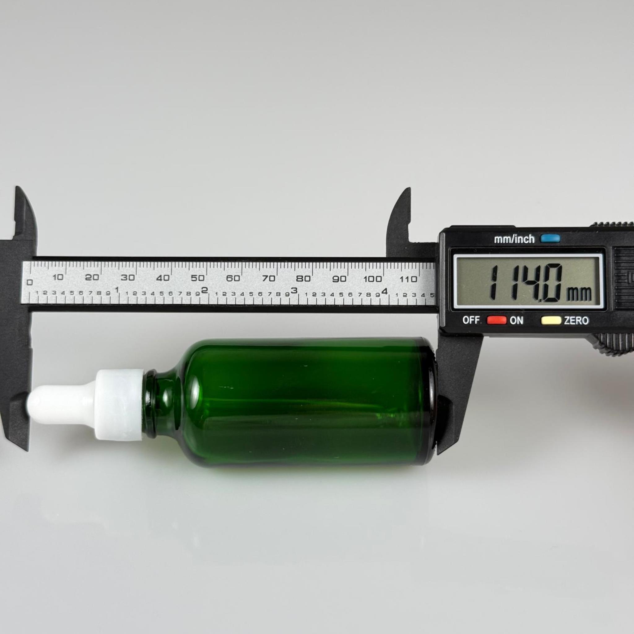 50 CC YEŞİL CAM DAMLALIKLI ŞİŞE - BEYAZ EMZİK + BEYAZ DÜZ KAPAK + CAM PİPET TAKIM - 50 ML YEŞİL DAMLALIKLI ŞİŞE SETİ