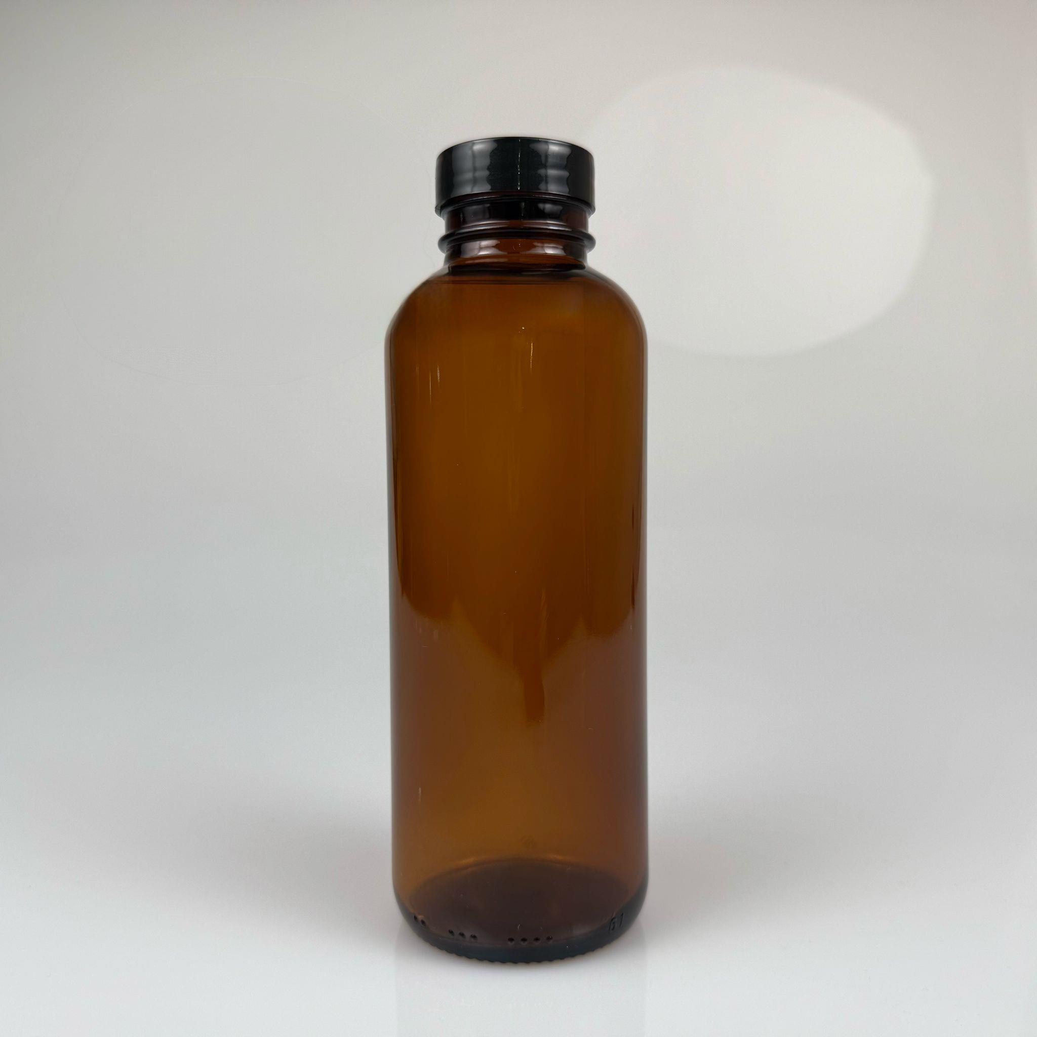 500 CC ENDÜSTRİYEL, KEVITA MODEL GENİŞ AĞIZLI AMBER CAM ŞİŞE - SİYAH PLASTİK KAPAKLI - 500 ML CAM KAHVERENGİ ECZA, ZEYTİNYAĞI, ÇEREZ, GRANÜR KAHVE, COLDBREW VB İÇİN ÇOK AMAÇLI CAM ŞİŞELER