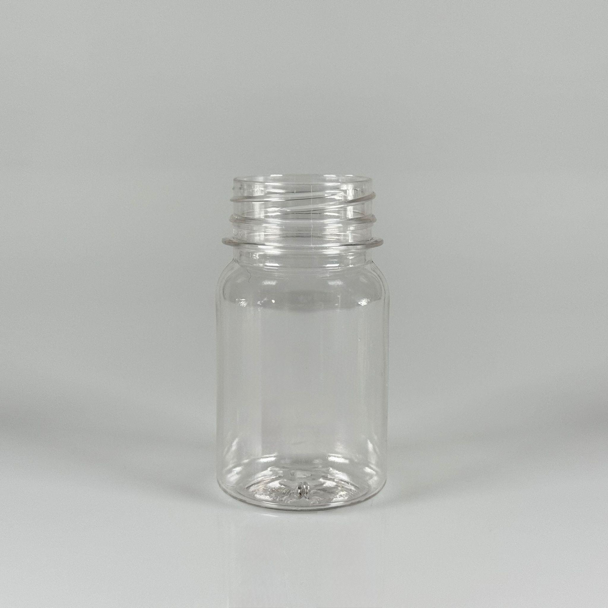 100 CC SİLİNDİR PET ŞİŞE (15,6 GR) - 38 MM GENİŞ AĞIZLI KAPAKSIZ - 100 ML PLASTİK BOŞ ŞİŞELER