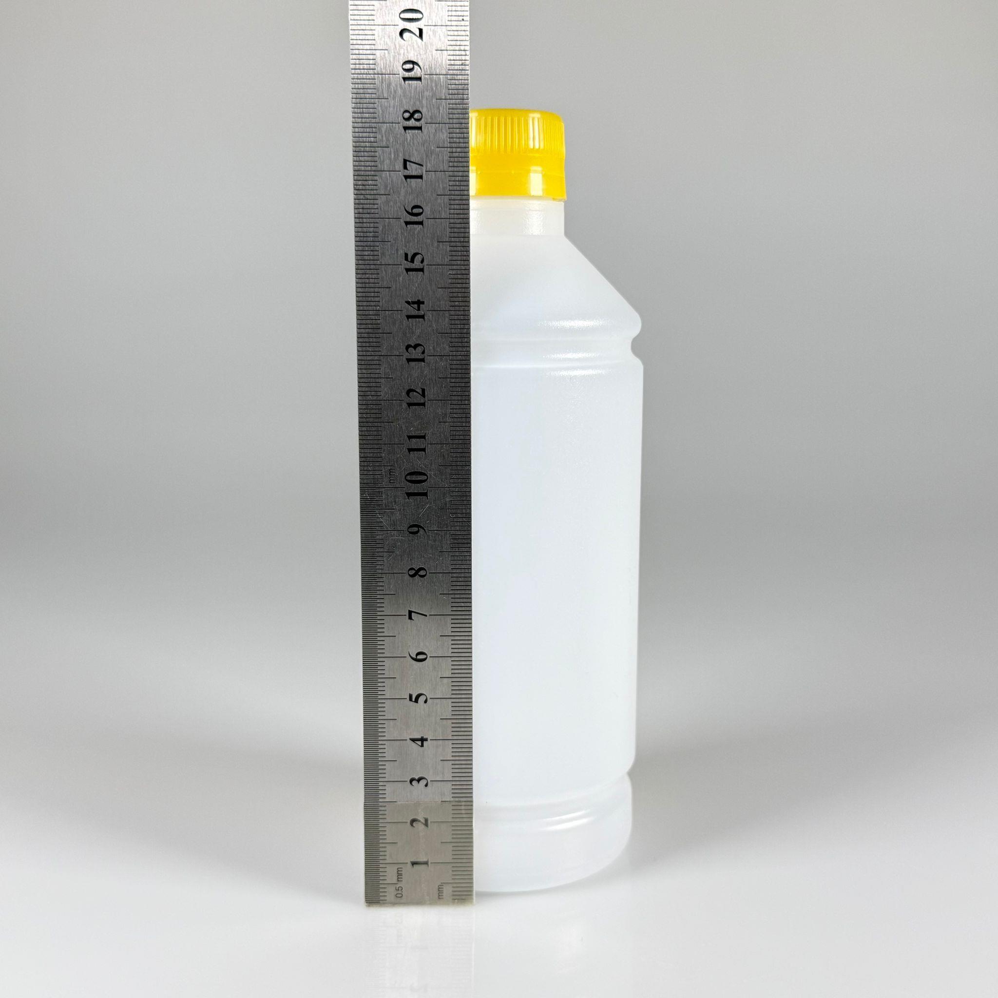 500 CC TİNER ŞİŞESİ - SARI KİLİTLİ KAPAKLI - 500 ML KİMYASALA DAYANIKLI PLASTİK ŞİŞE - 0,5 LT POLİETİLEN ŞİŞE