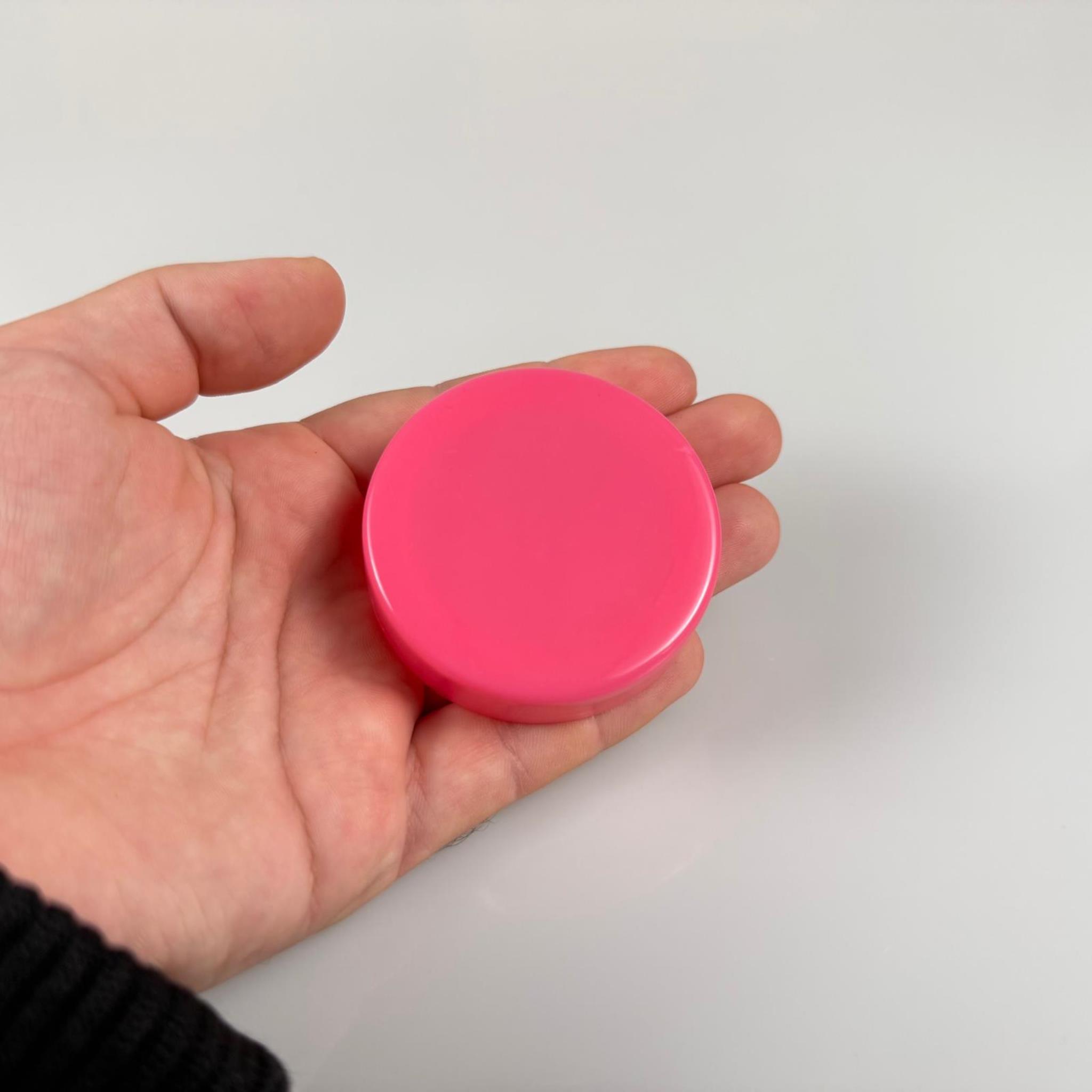 53 MM TWİST-OFF PLASTİK PEMBE KAPAK - 53 MM PLASTİK KAPAK