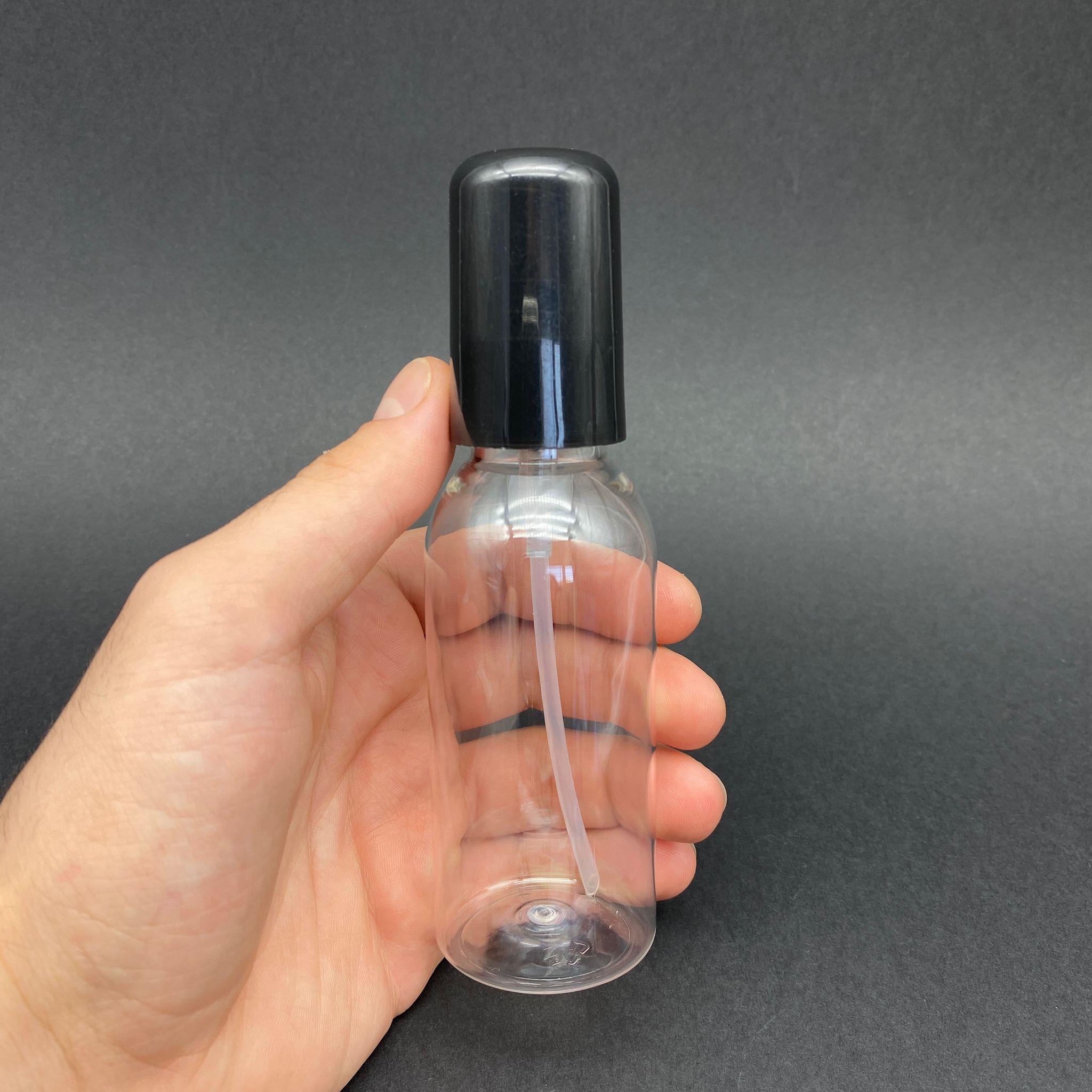 100 CC SERT PLASTİK ŞİŞE SİYAH LOSYON POMPALI TAKIM - 100 ML POMPALI PET ŞİŞE