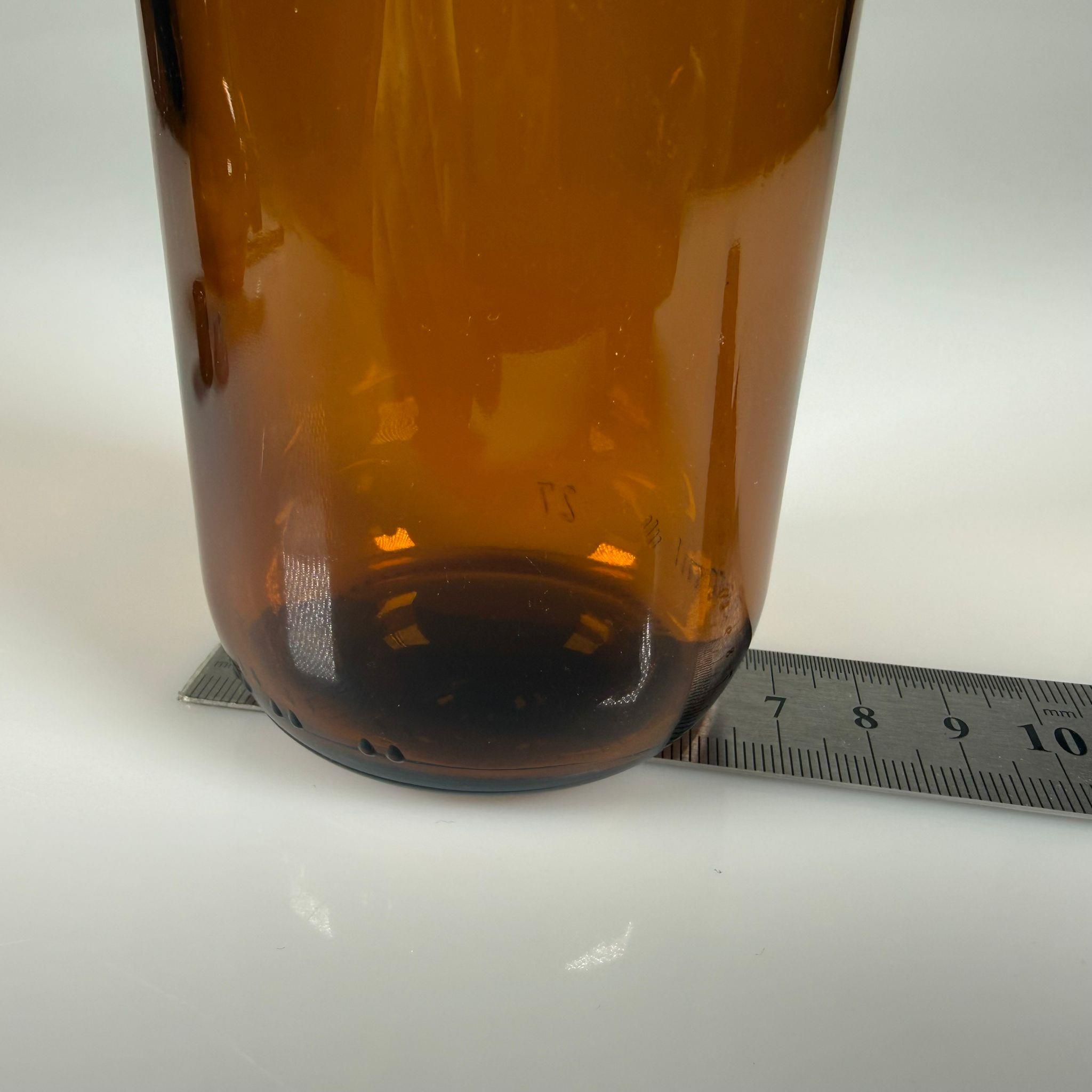 FLAKON ENJEKTÖR SERUM ŞİŞESİ - 300 ML ECZA CAM ŞİŞE + VİDALI DELİKLİ KAPAK (ELLE ÇEVİREREK KAPANIR) + KAUÇUK BUTİL TIPA TAKIM