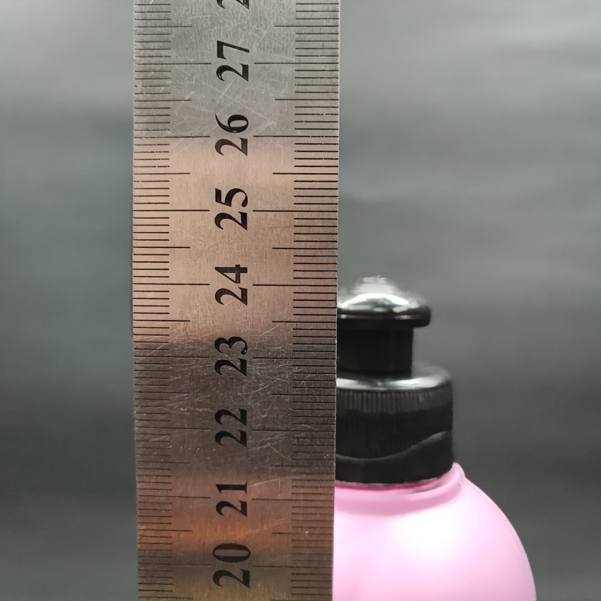 500 CC PEMBE POLİETİLEN PE ŞAMPUAN ŞİŞESİ - SİYAH AKITICILI PUSH PULL KAPAKLI - 500 ML PE ŞAMPUAN ŞİŞESİ
