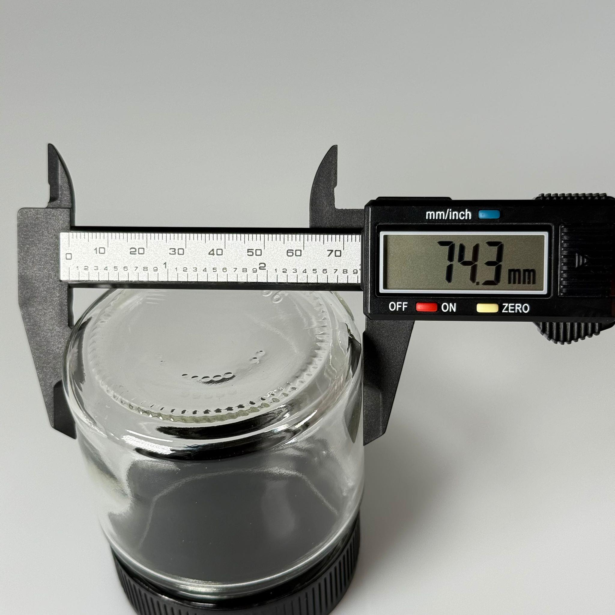 255 CC CAM KAVANOZ - SİYAH PLASTİK DERİN ÜSTÜ KUMLAMA KAPAKLI + KENDİNDEN YAPIŞKANLI KÖPÜK CONTALI - 255 ML CAM KAVANOZLARI