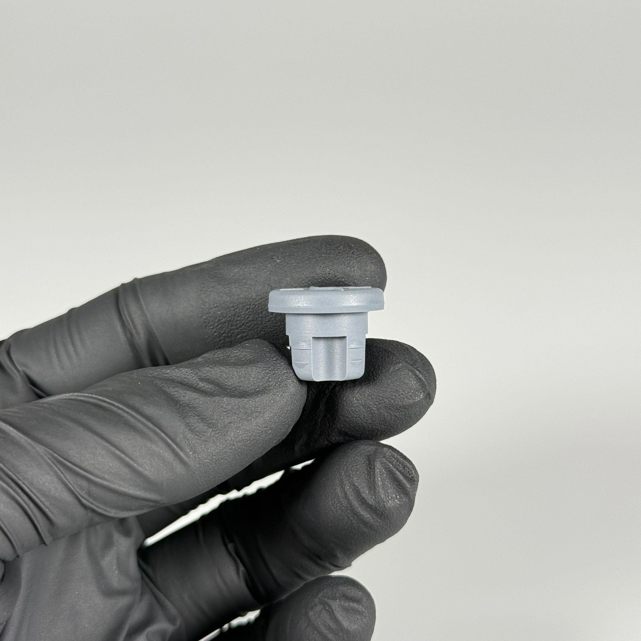 PENİSİLİN FLAKON KAUÇUK TAPA - BUTIL TAPA - UZUN GRİ (20 AĞIZ FLAKON ŞİŞELERE UYAR)