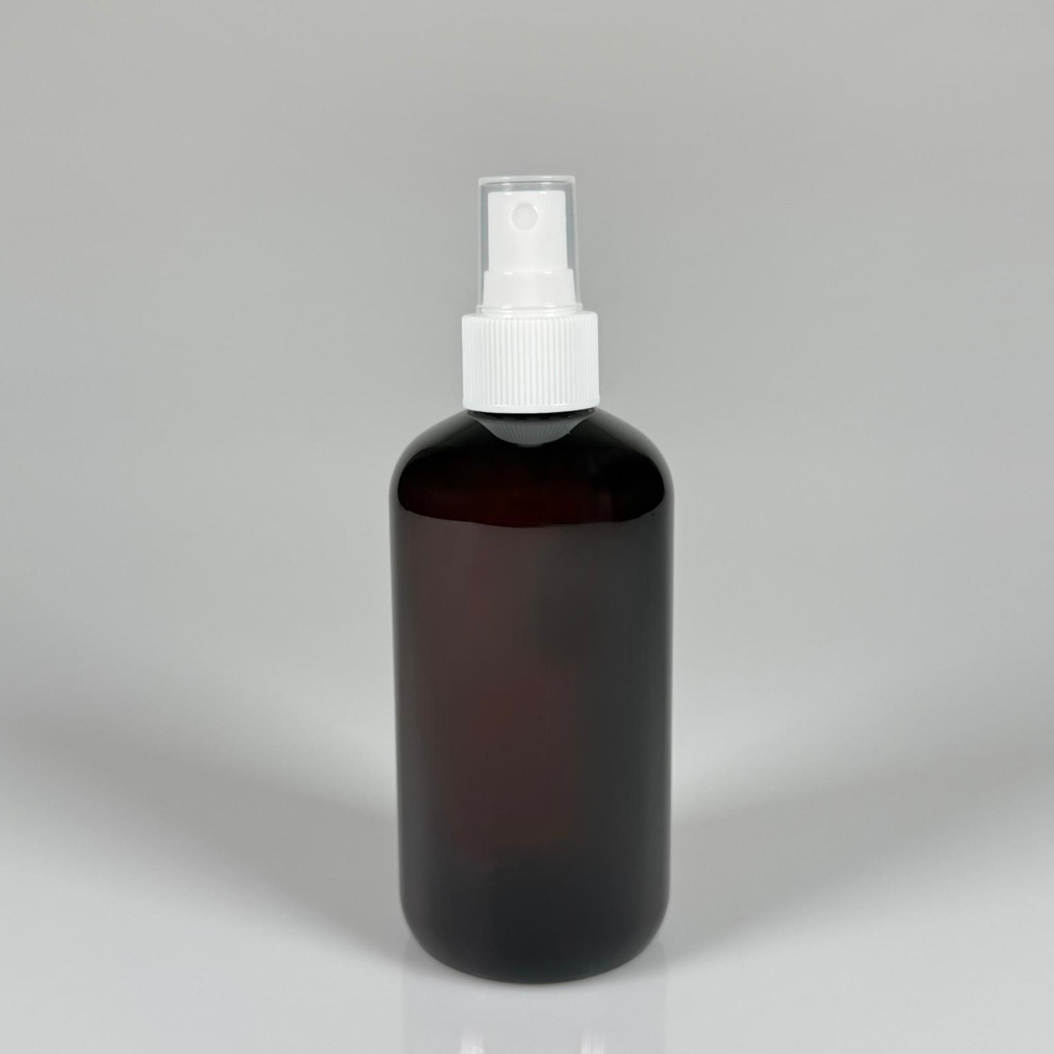 250 CC AMBER ŞİŞE - BEYAZ SPREYLİ - 250 ML SPREYLİ PLASTİK ŞİŞE - ZEYNEP MODEL PET ŞİŞE