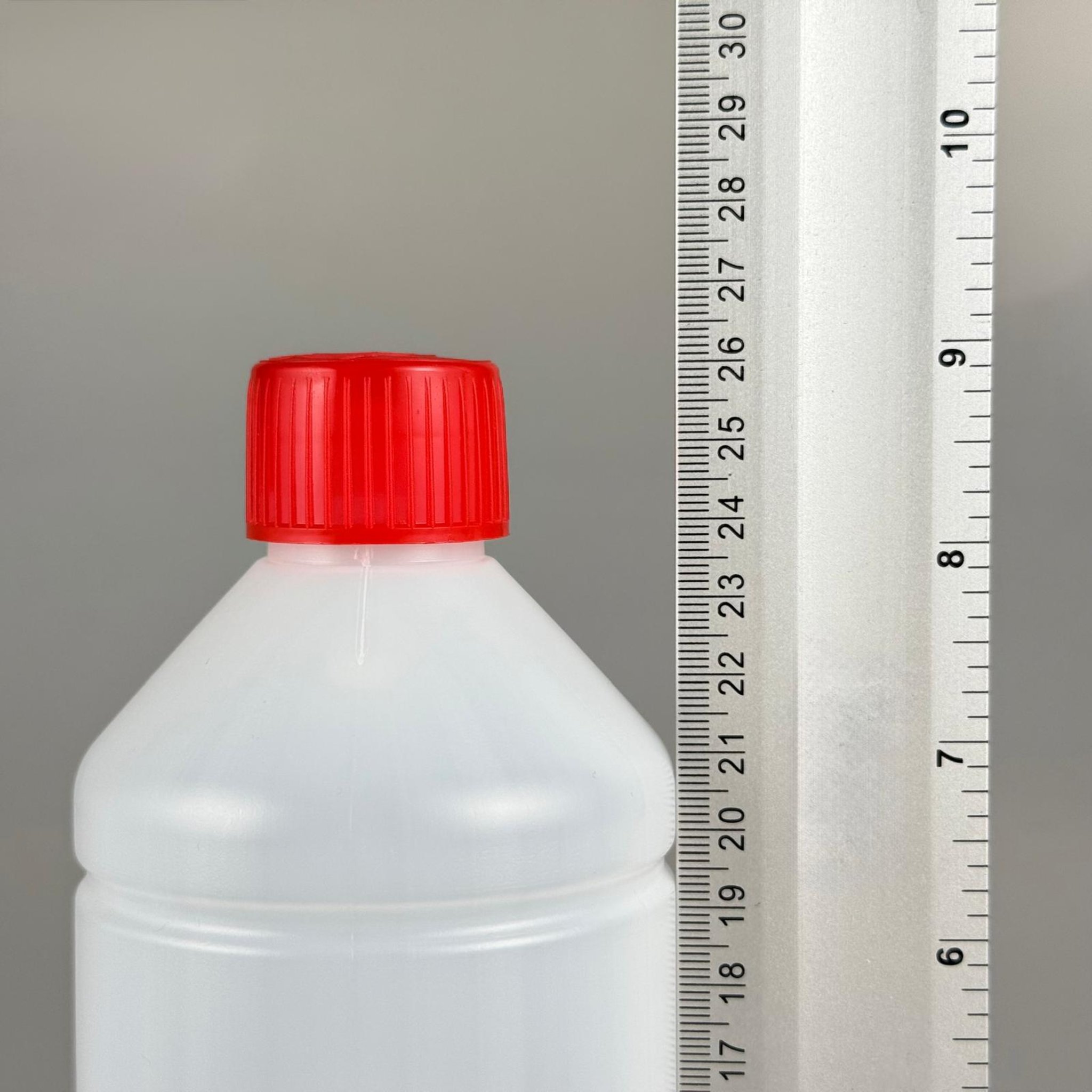 1 LİTRE TİNER ŞİŞESİ - ÇOCUK KİLİTLİ İÇ TIPALI KIRMIZI KAPAKLI - 1000 ML KİMYASALA DAYANIKLI PLASTİK ŞİŞE - 1 LT POLİETİLEN ŞİŞE UZUN