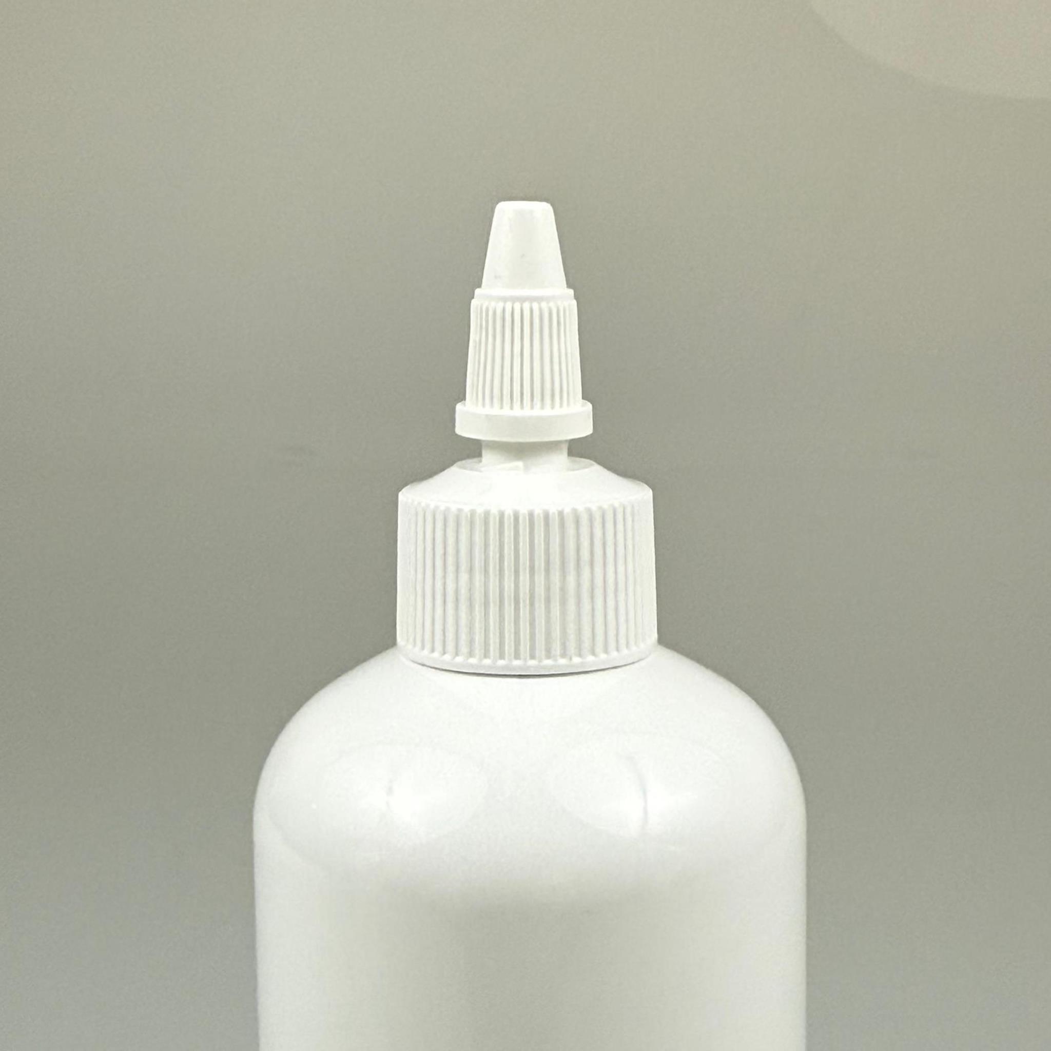 YAĞ, SOS, ACI SOS, SİRKE, SRIRACHA, MÜREKKEP, TUTKAL AKITICI VB BOŞ ŞİŞELERİ - BEYAZ SİVRİ TWİST AKITICI KAPAK + 250 ML BEYAZ ZEYNEP PET PLASTİK ŞİŞE TAKIM